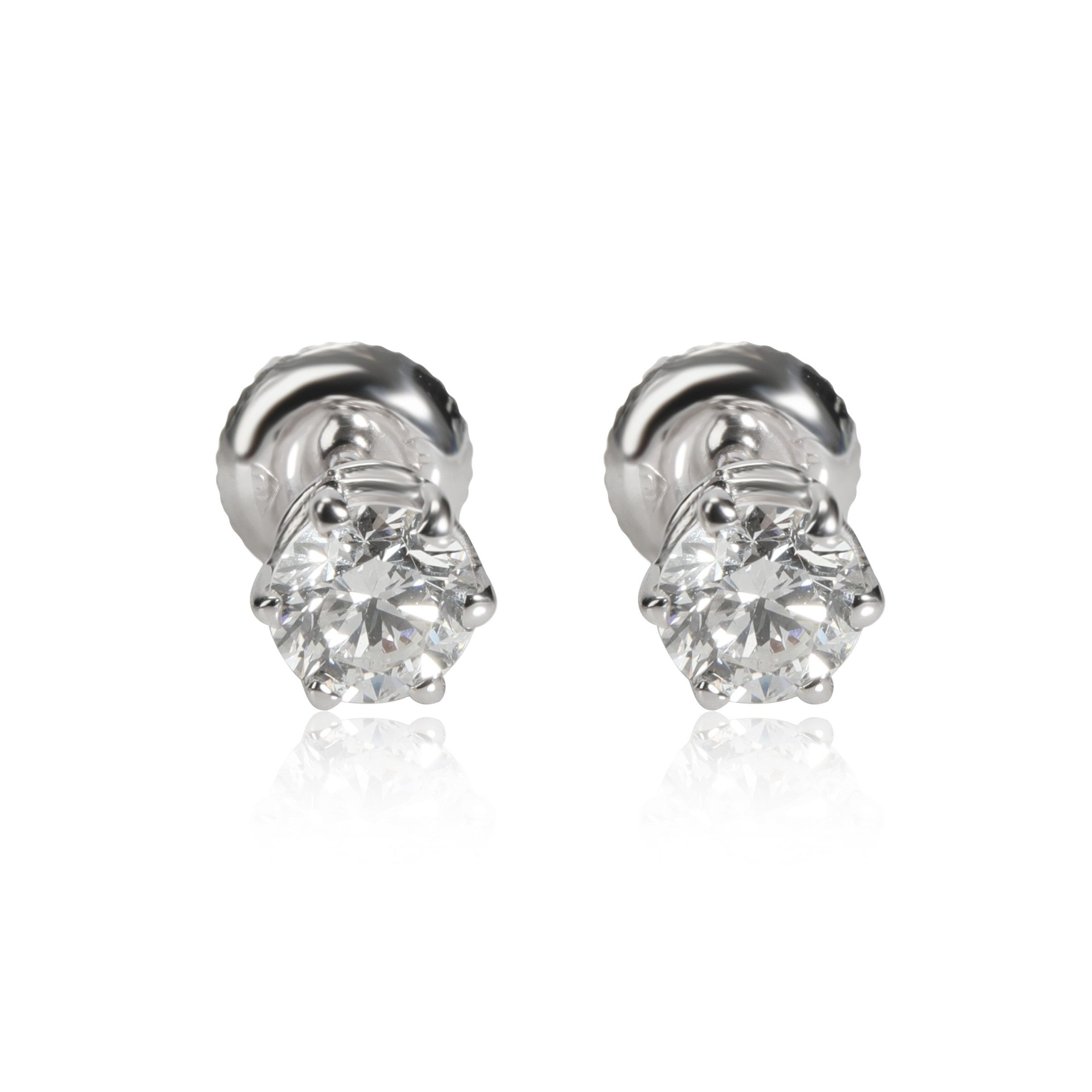 Other 6 Prong Diamond Stud Earring in 14K White Gold G SI2 1.00 CTW Size ONE SIZE - 1 Thumbnail