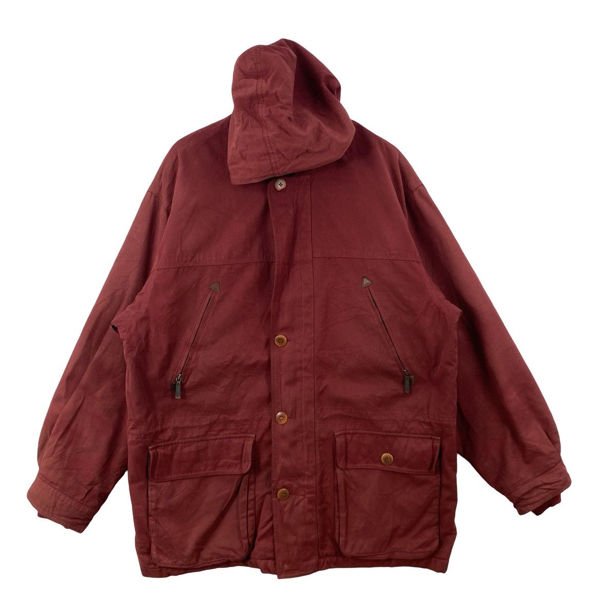 L.L. Bean Vintage L.L. BEAN Hooded Field Jacket Parka Outdoor Size US L / EU 52-54 / 3 - 4 Thumbnail