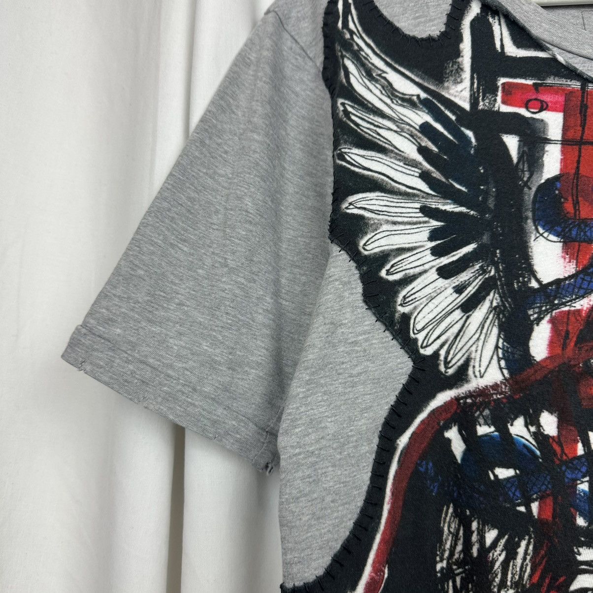 Balmain SS11 Balmain Christophe Decarnin Asymmetric Print Tee Size S / US 4 / IT 40 - 5 Thumbnail