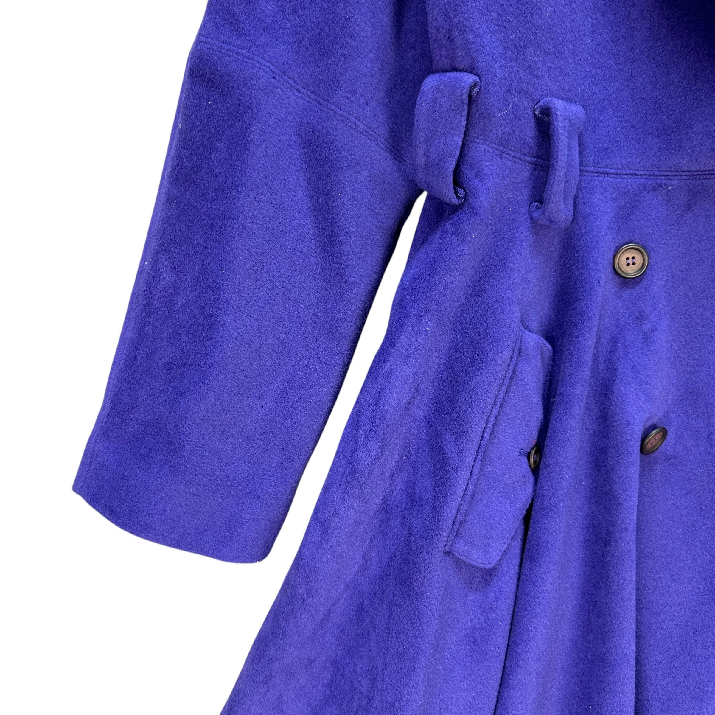 Vintage NWT DIRADA Wool Cashmere Double Breast Coat Dress #A75-1816 Size M / US 6-8 / IT 42-44 - 4 Thumbnail