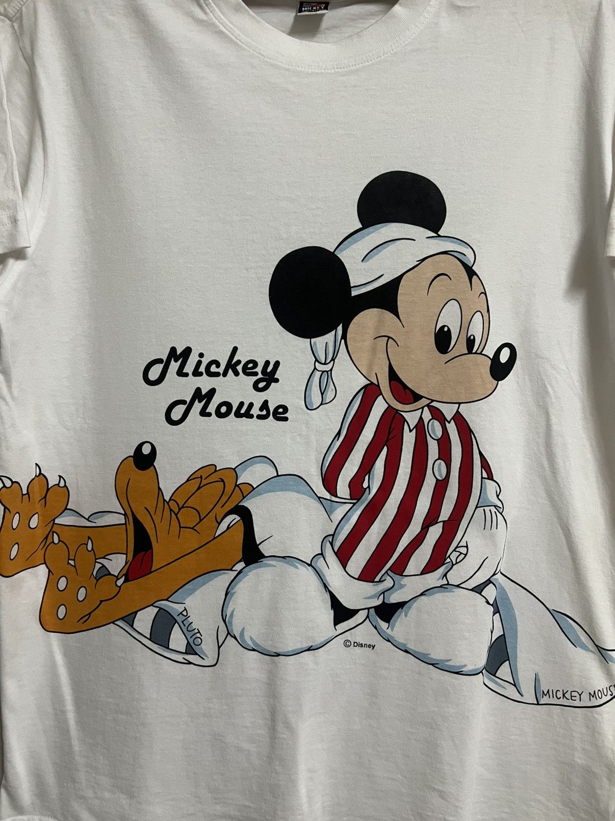 Disney Vintage Mickey Mouse Disney Graphic Tee White L Size US L / EU 52-54 / 3 - 13 Thumbnail