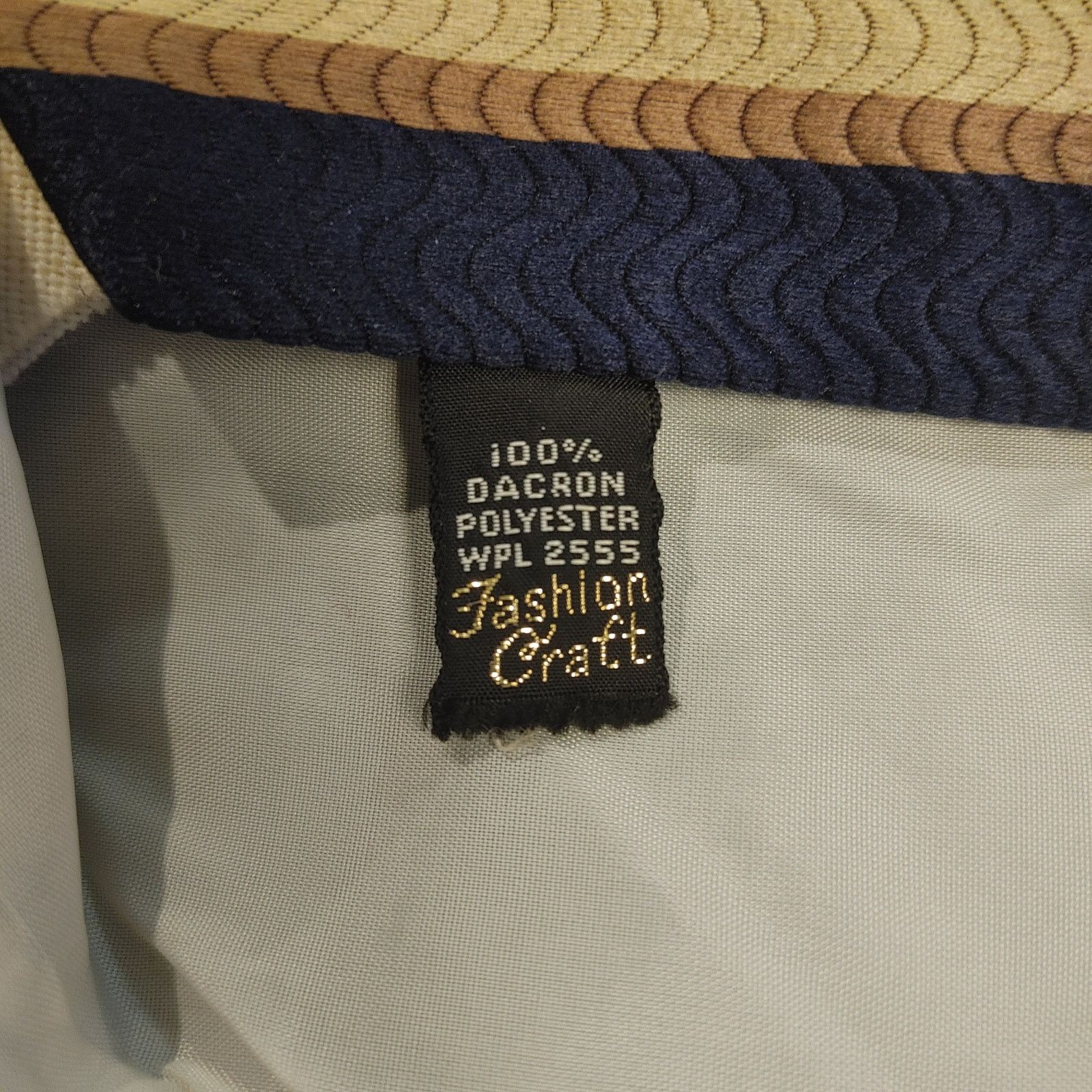 Other VTG Brittania Darcron Polyester Blue/Gold/Yellow Stripe Tie Size ONE SIZE - 3 Thumbnail