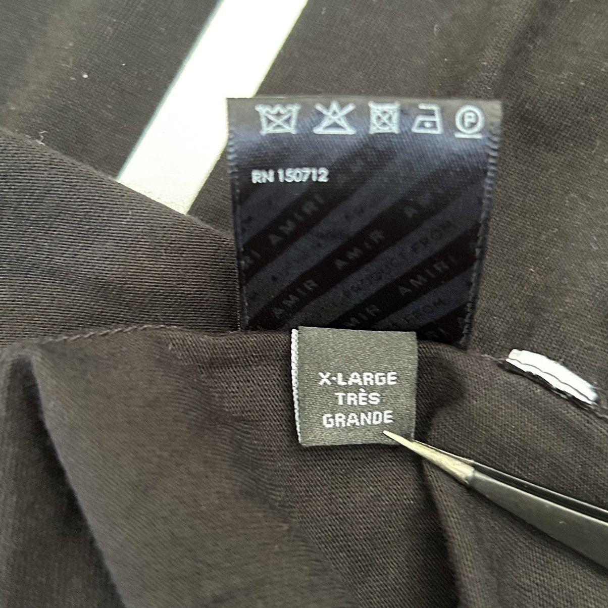 Amiri Brand New Spellout Graphic SZ XL Size US XL / EU 56 / 4 - 5 Thumbnail
