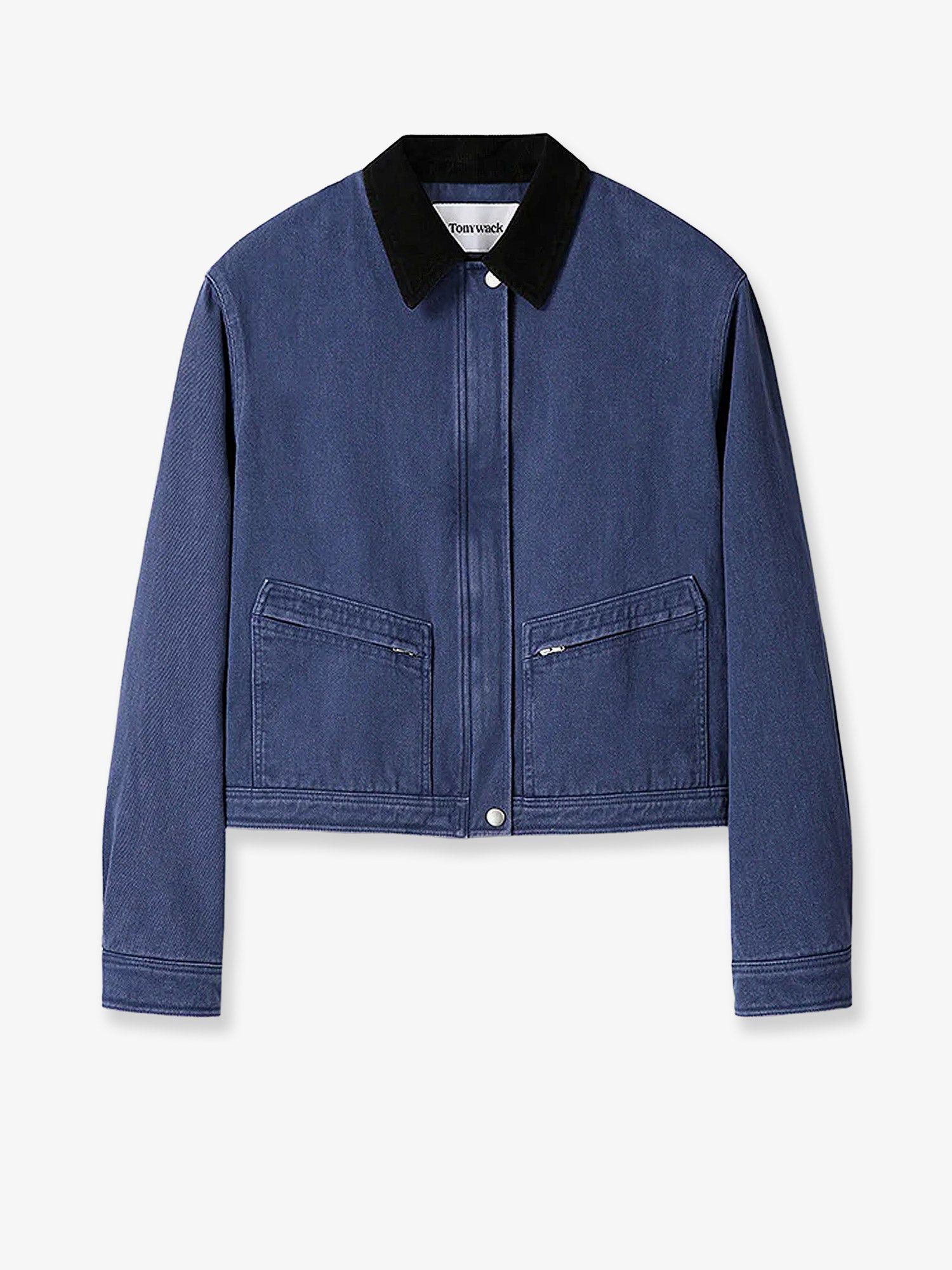 TONYWACK Crop Fit Blue Denim Jacket Size M / US 6-8 / IT 42-44 - 1 Thumbnail