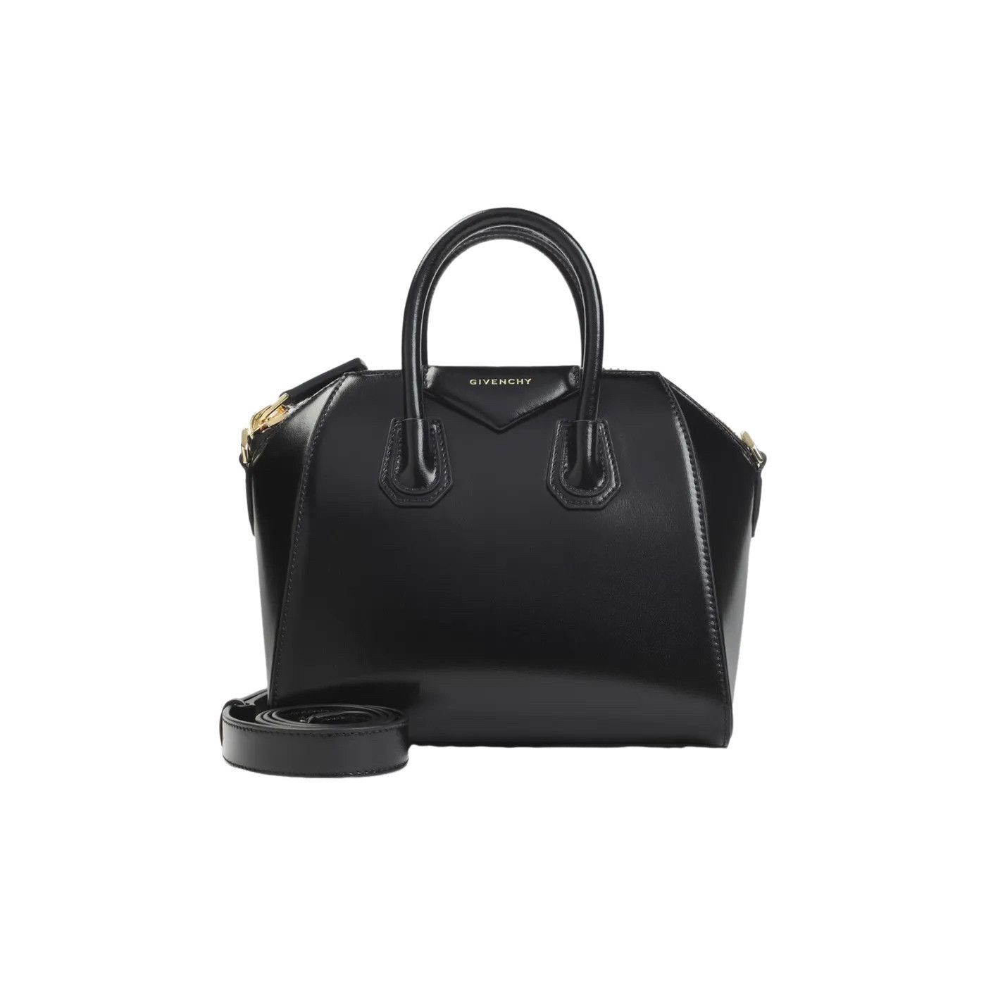 Givenchy GIVENCHY Antigona Mini Black Leather Top Handle New & Authen Size ONE SIZE - 1 Thumbnail