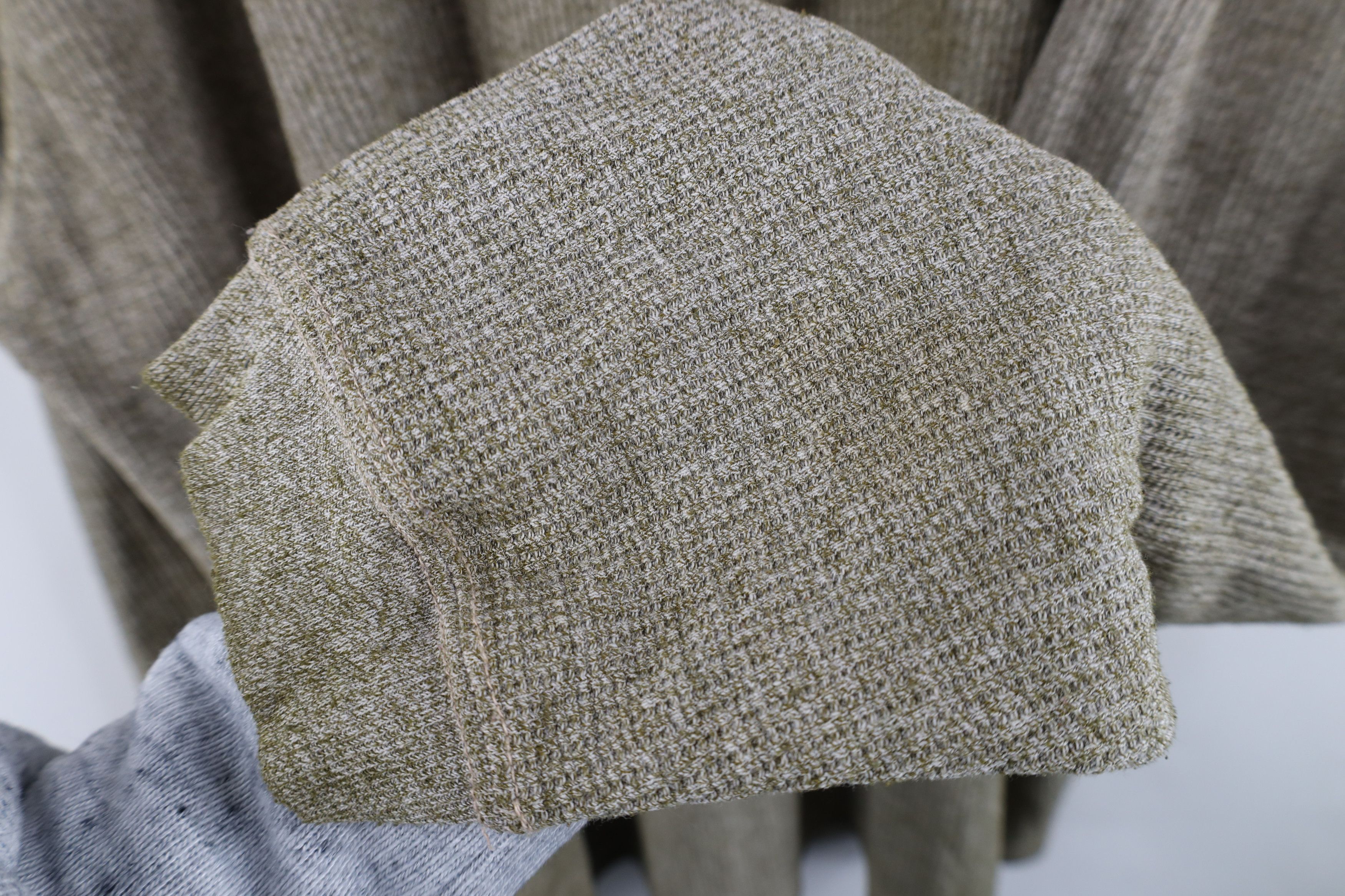 Vintage Vintage 90s Streetwear Blank Thermal Knit Henley T-Shirt Size US XXL / EU 58 / 5 - 10 Thumbnail