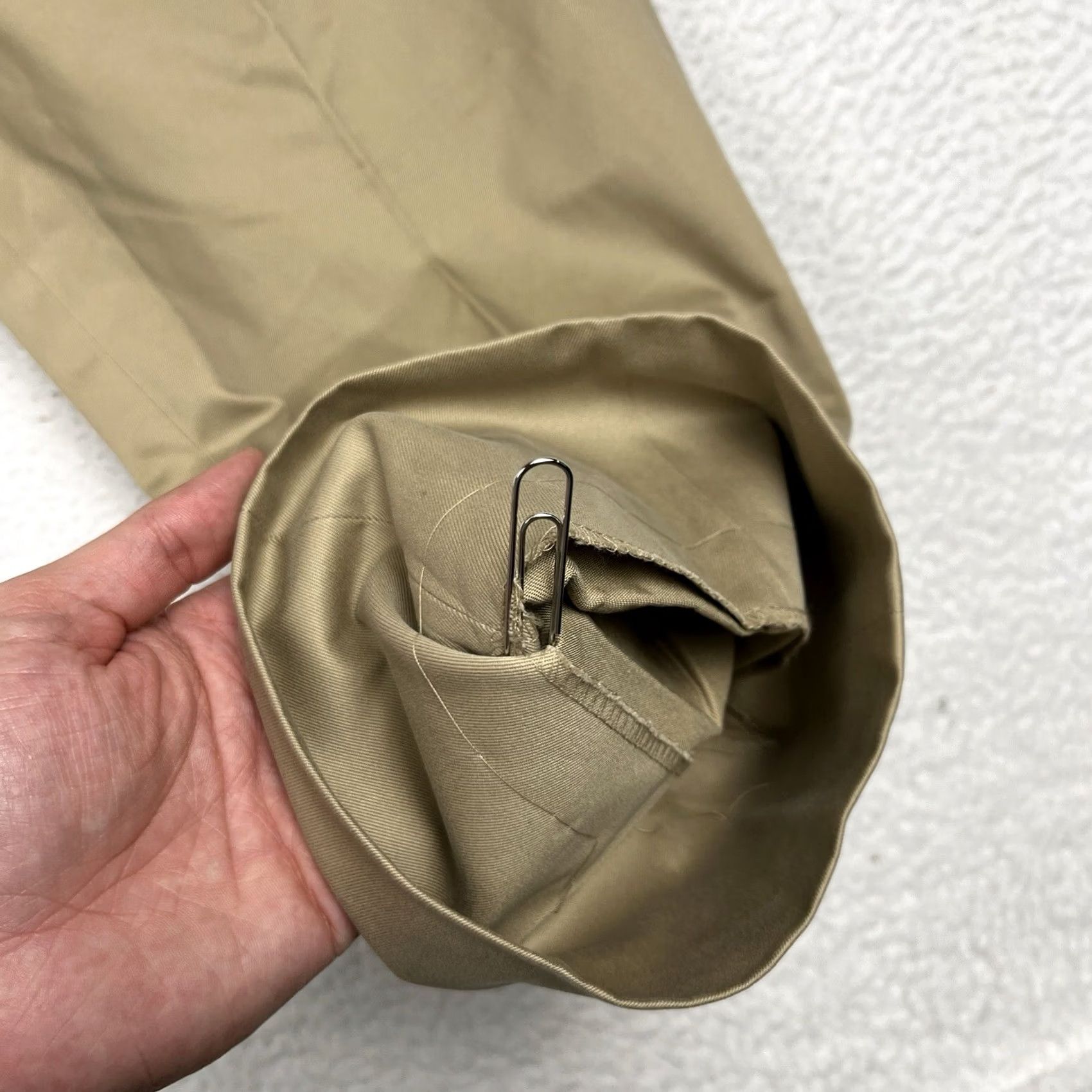 Ralph Lauren VINTAGE Polo Ralph Lauren Khaki Chino Pants Size 33 Pleated Unhemmed Mens 90s Size US S / EU 44-46 / 1 - 6 Thumbnail