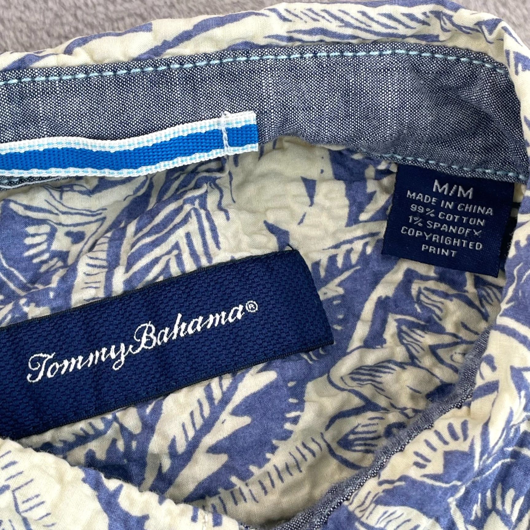 Tommy Bahama Tommy Bahama Shirt Men Medium Blue Floral AOP Short Sleeve NWOT Size US M / EU 48-50 / 2 - 3 Thumbnail