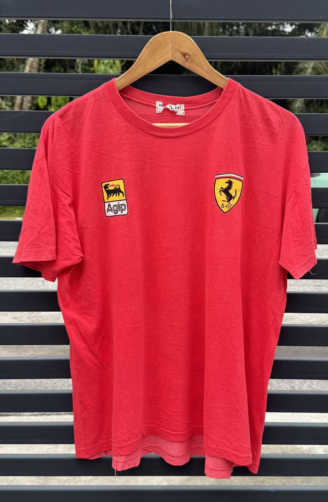 Ferrari × Vintage Vintage Agip Ferrari Shirt Size US L / EU 52-54 / 3 - 1 Thumbnail