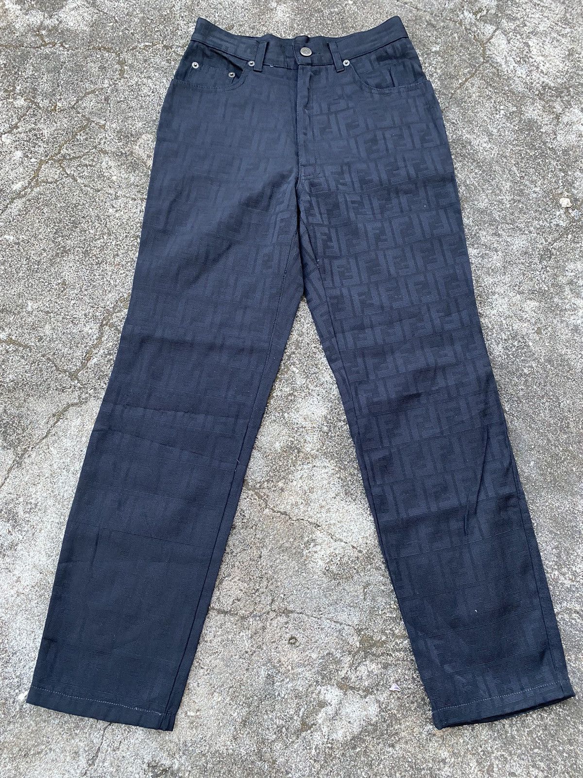 Fendi Waist 24” Fendi Monogram Size US 26 / EU 42 - 1 Thumbnail