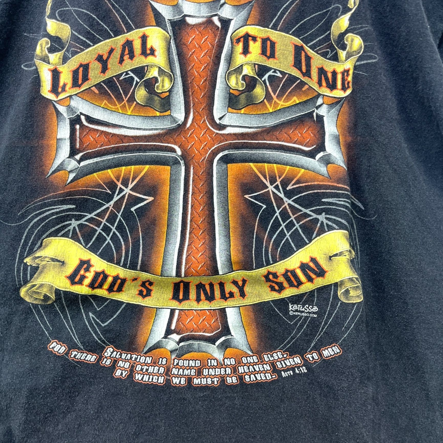 Vintage VINTAGE Y2K Cross Jesus Bible Sleeveless God Shirt XL Mens T-Shirt Black 90s Spring Summer Fall Winter Size US XL / EU 56 / 4 - 6 Thumbnail