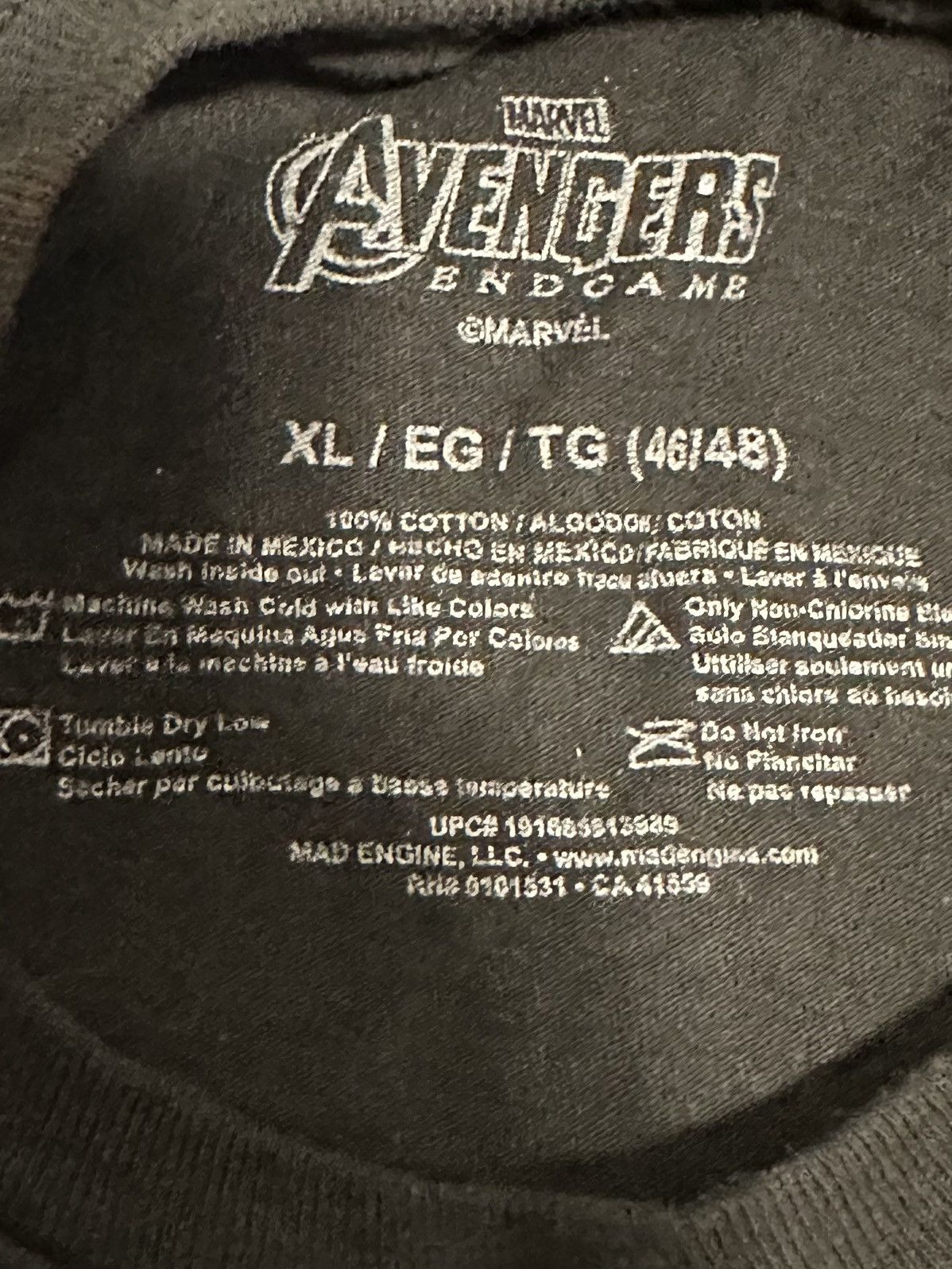 Marvel Comics Avengers shirt Size US XL / EU 56 / 4 - 5 Thumbnail