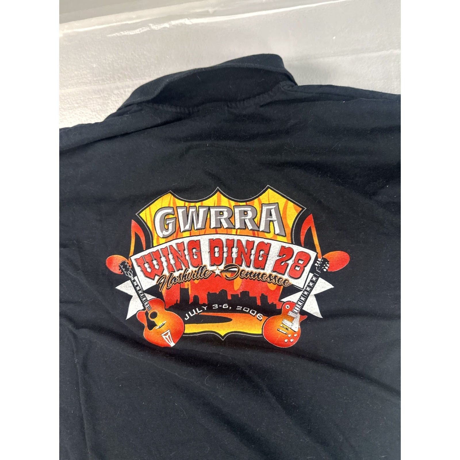 Vintage VTG GWRRA Shirt Mens Large Black Wing Ding 28 00s Nashville Tennessee Event T-Shirt Size US L / EU 52-54 / 3 - 3 Thumbnail