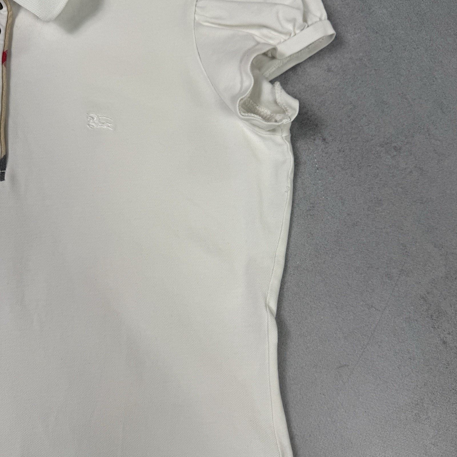 Burberry Burberry Women Polo T Shirt Size S White Size S / US 4 / IT 40 - 12 Thumbnail