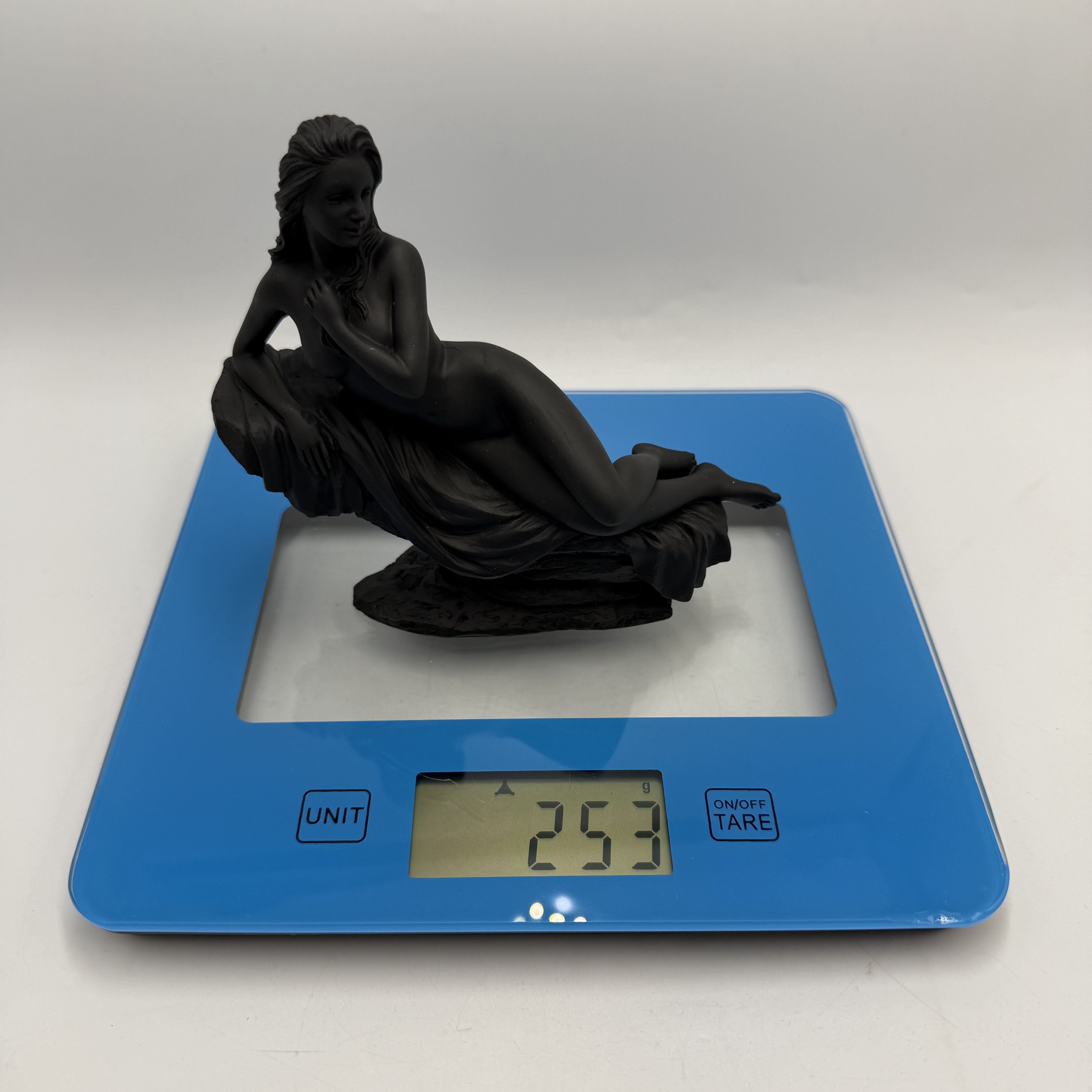 Other Vintage Black Polystone Reclining Lady Figurine Sculpture Size ONE SIZE - 9 Thumbnail