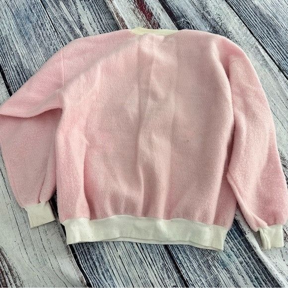 Vintage Vintage 1980 Fuzzimals Pink and Cream Sweatshirt Size M / US 6-8 / IT 42-44 - 3 Thumbnail