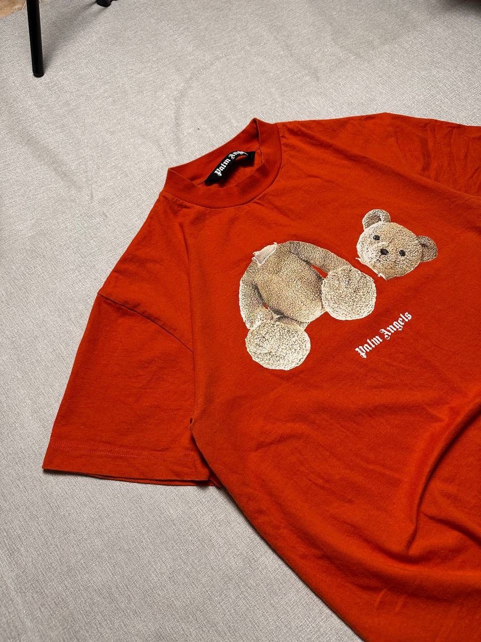 Palm Angels Palm Angels Teddy Bear T Shirt Orange Mens M Size US M / EU 48-50 / 2 - 3 Thumbnail