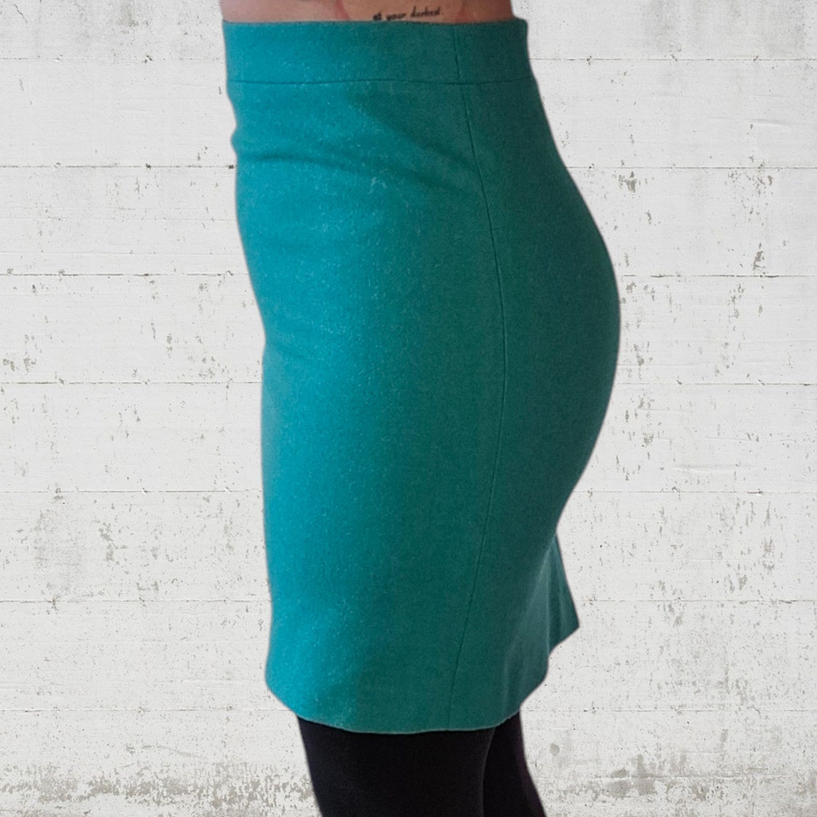 J.Crew J Crew Green Wool Blend Pencil Skirt Size 2 Size 26" / US 2 / IT 38 - 11 Thumbnail