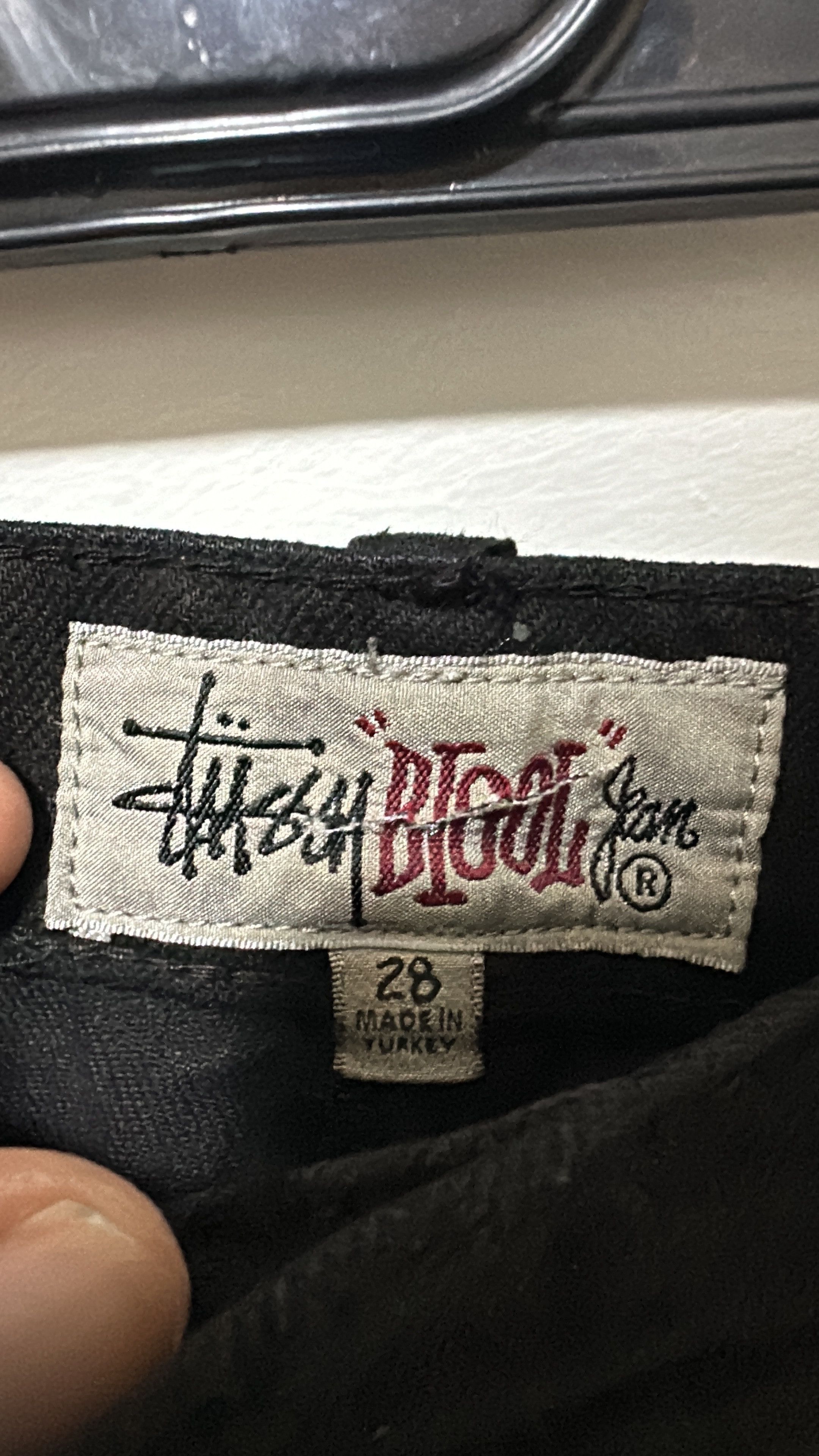 Stussy Stussy Big Ol Jean Denim Black Size 28 Size US 28 / EU 44 - 6 Thumbnail
