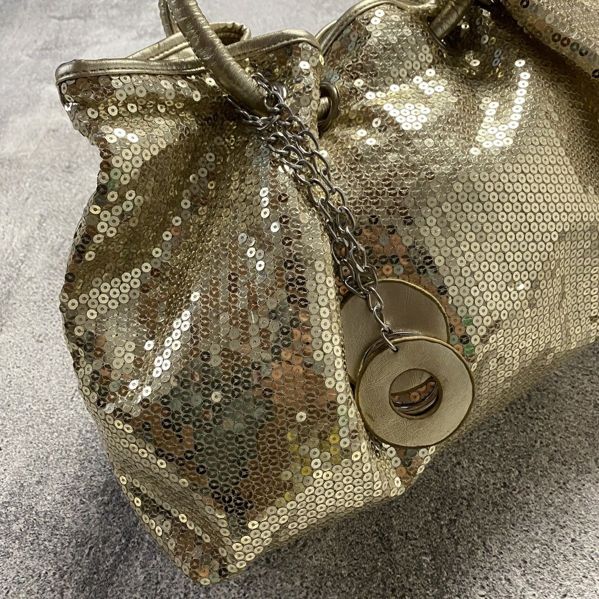Japanese Brand 2000s Sparkling Sequin Mcblink Shoulder Bag Size ONE SIZE - 3 Thumbnail