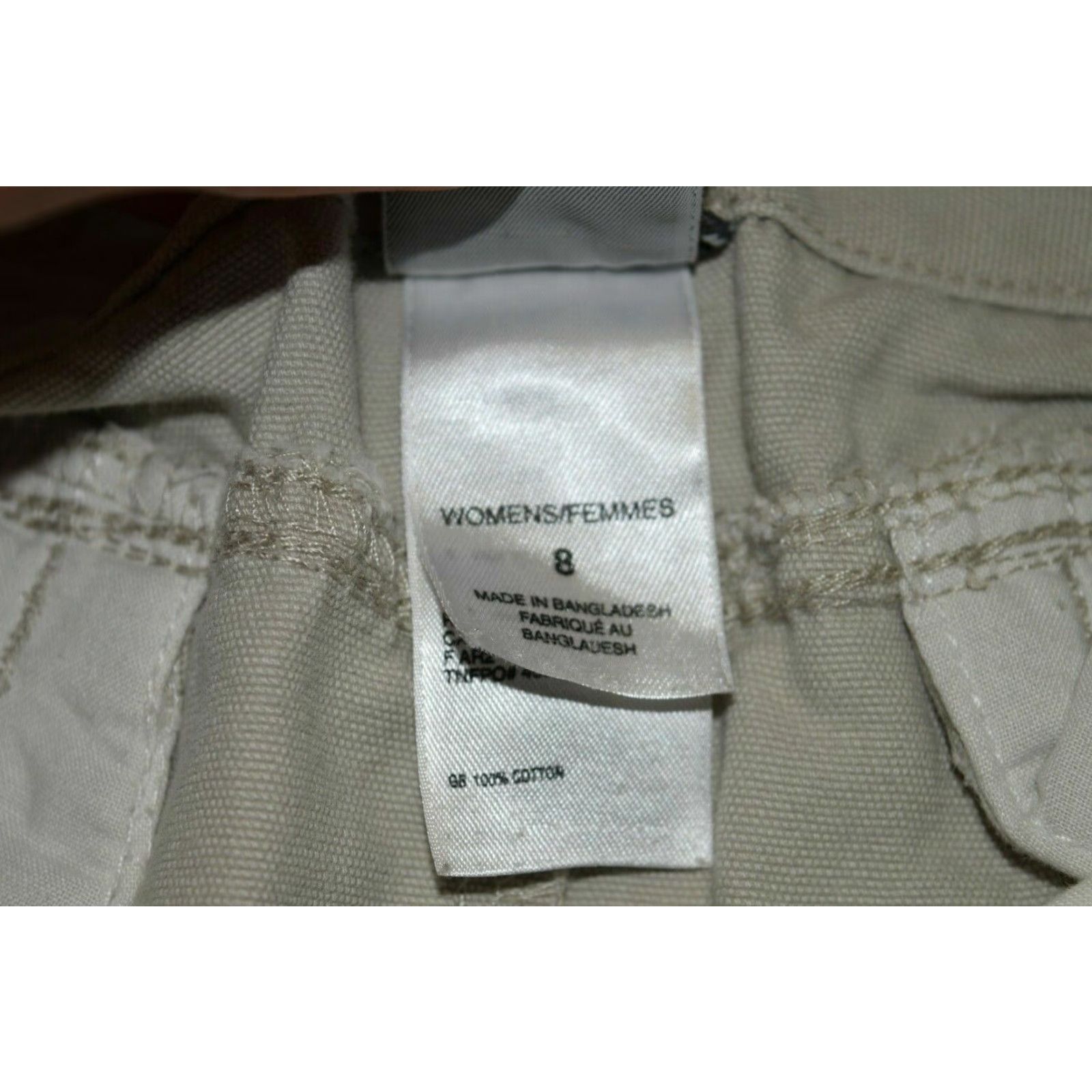 The North Face VINTAGE The North Face Skirt Outdoor Cargo Canvas 100% Cotton Women 8 Cream Beige Short Pocketed 90s Theme Mens Womens? Size 30" / US 8 / IT 44 - 6 Thumbnail