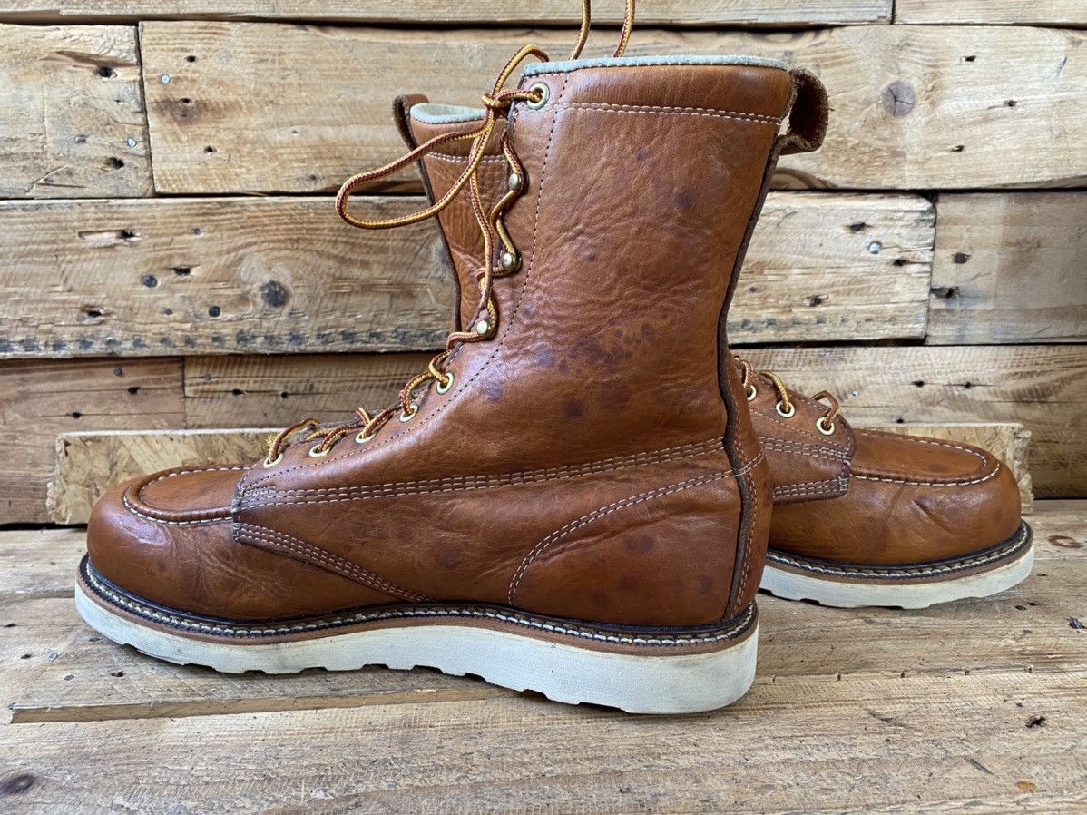 Thorogood Thorogood american heritage moc-toe brown leather boots12EE Size US 12 / EU 45 - 10 Thumbnail