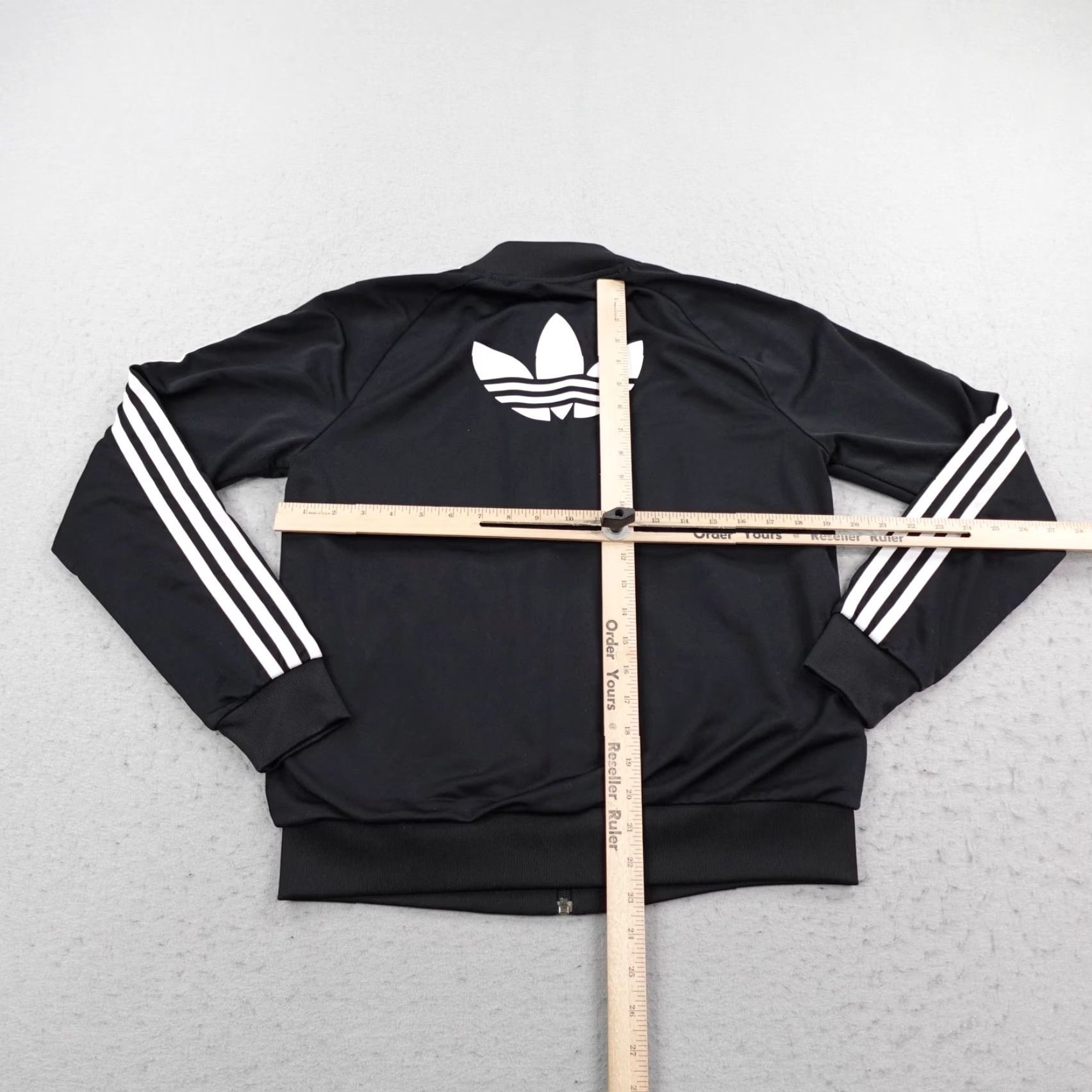 Adidas Adidas Jacket Womens Medium Black White Trefoil Firebird Track Coat Full Zip Up Size M / US 6-8 / IT 42-44 - 5 Thumbnail