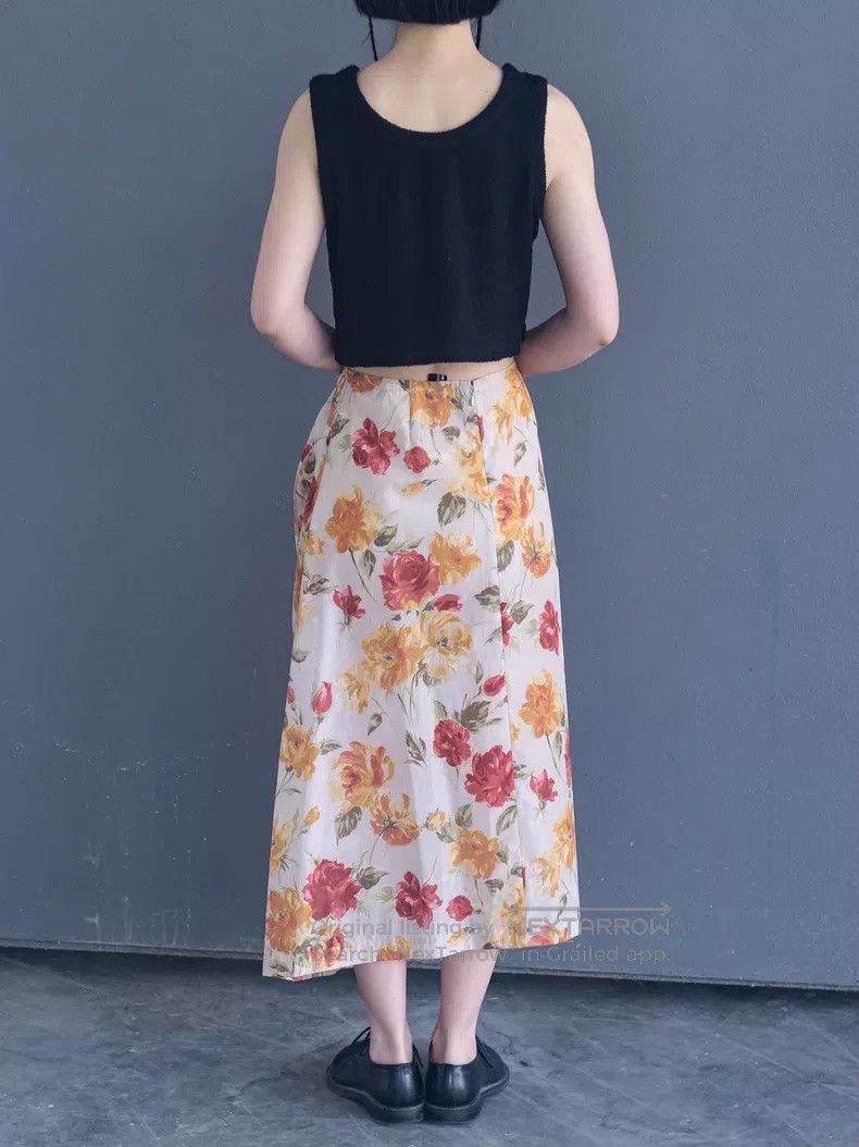 Comme des Garcons Comme Des Garcons size S Deformed floral half-skirt Size 23" - 8 Thumbnail