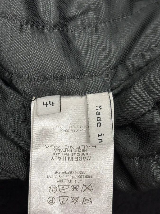 Balenciaga FW2007 Balenciaga Navy Wool Shearling Peacoat Jacket Size M / US 6-8 / IT 42-44 - 11 Thumbnail