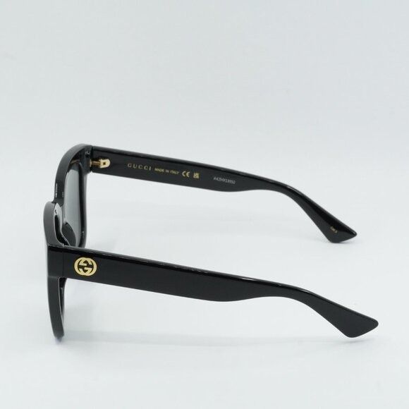 Gucci Gucci GG1338S 001 Sunglasses Black Square Frame, Smoke Size ONE SIZE - 5 Thumbnail