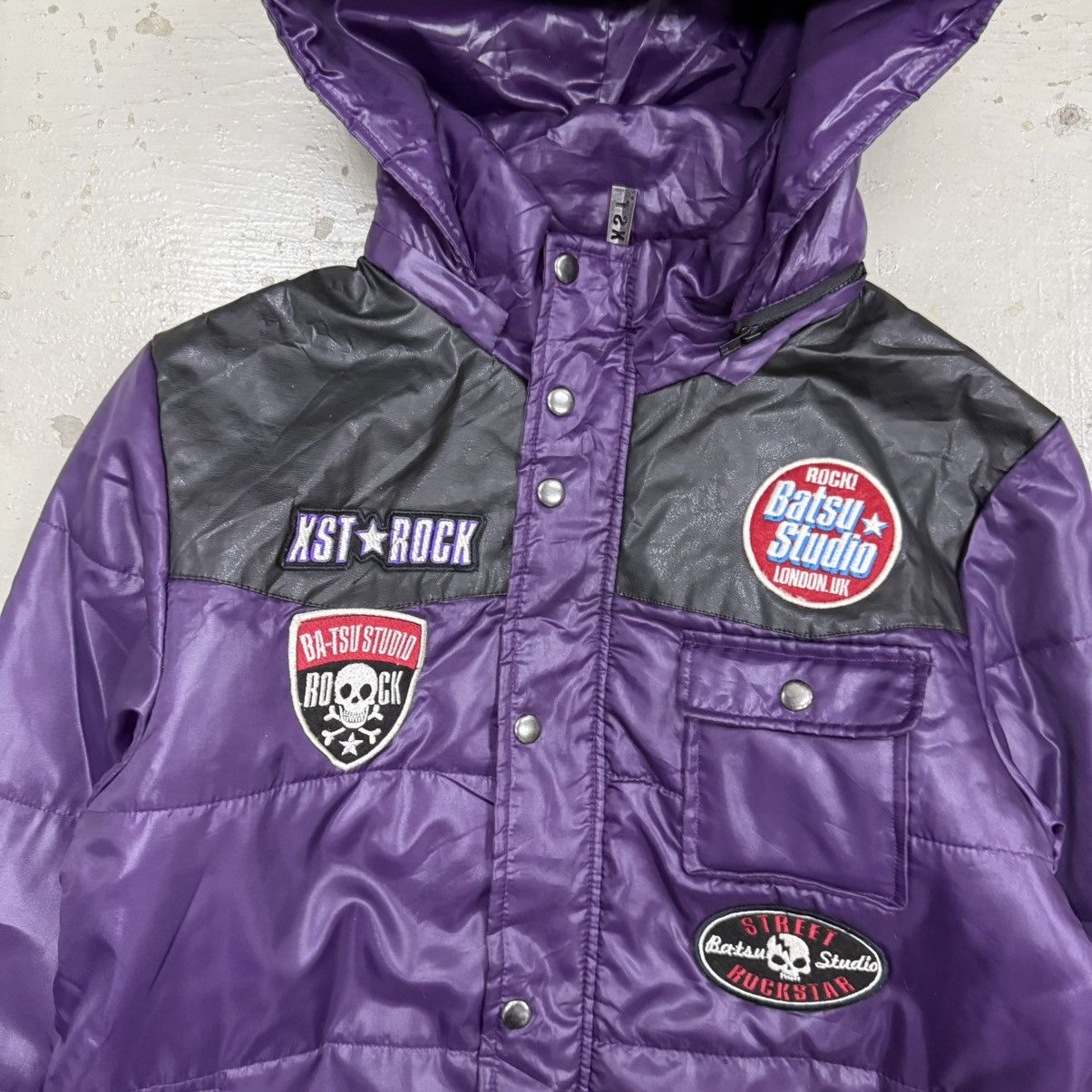 14th Addiction ⚡Offer 💥 Batsu Studio- Puffer Hoodie Punk Seditionaries Riot Size US M / EU 48-50 / 2 - 2 Thumbnail