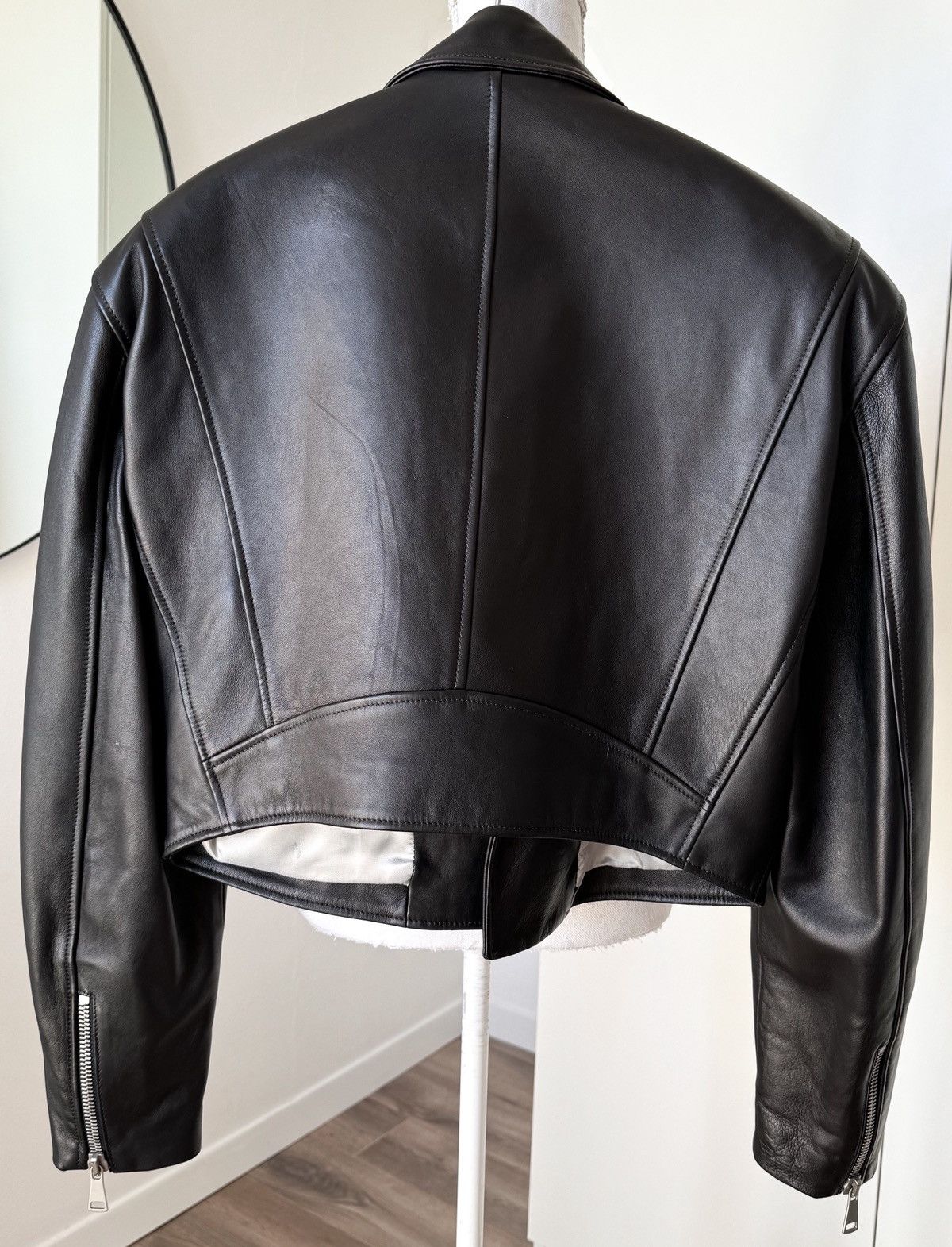 Other Halfboy Chiodo cropped biker jacket black leather Size S / US 4 / IT 40 - 7 Thumbnail
