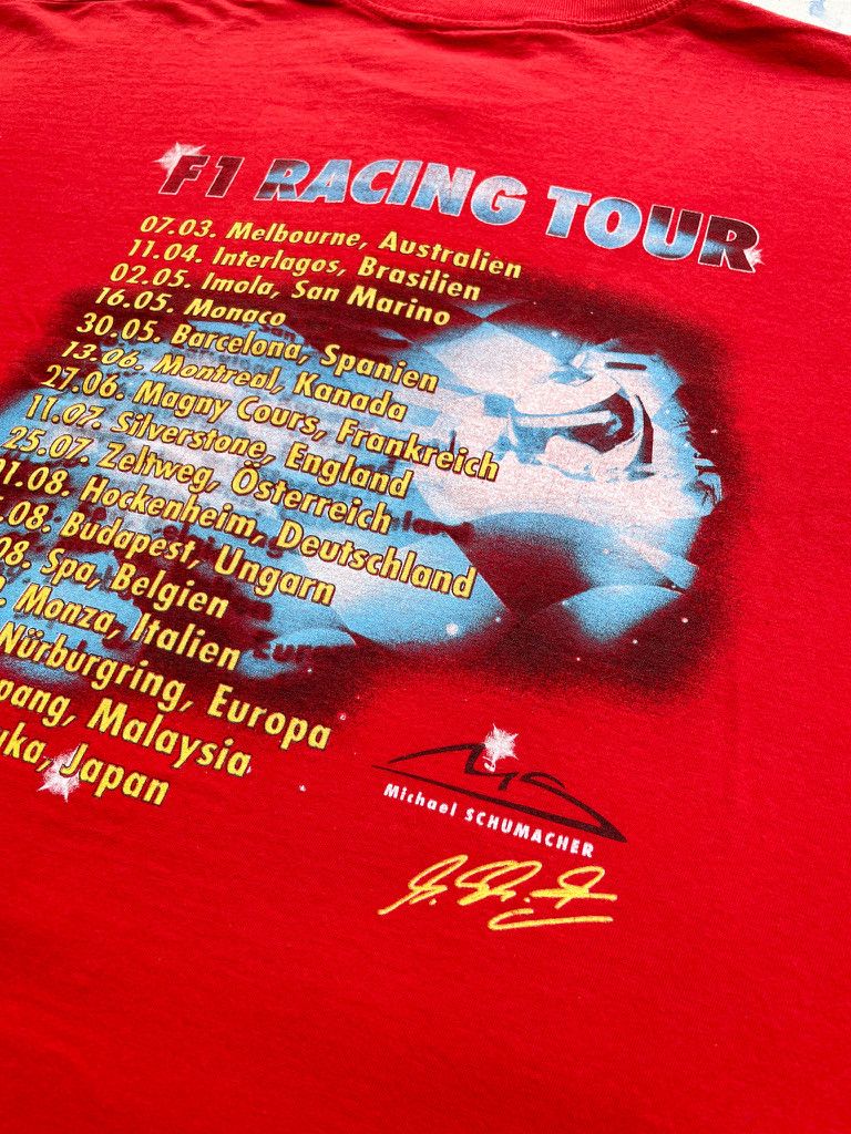 Vintage Y2K Michael Schumacher F1 World Champion T- Shirt Size US M / EU 48-50 / 2 - 7 Thumbnail