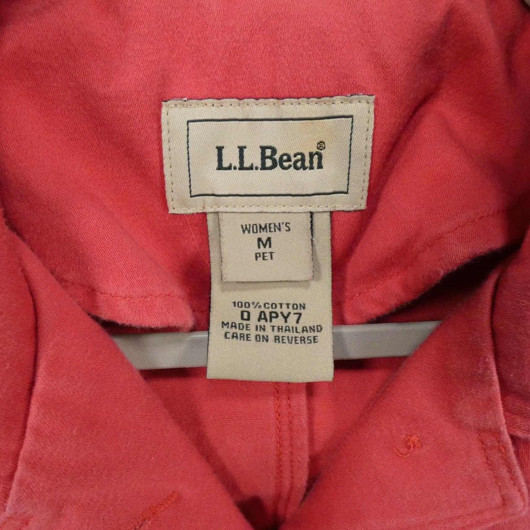 Vintage LL Bean Jacket Womens Medium Pet Pink Button Up Chore Barn Shacket Ladies Size M / US 6-8 / IT 42-44 - 7 Thumbnail