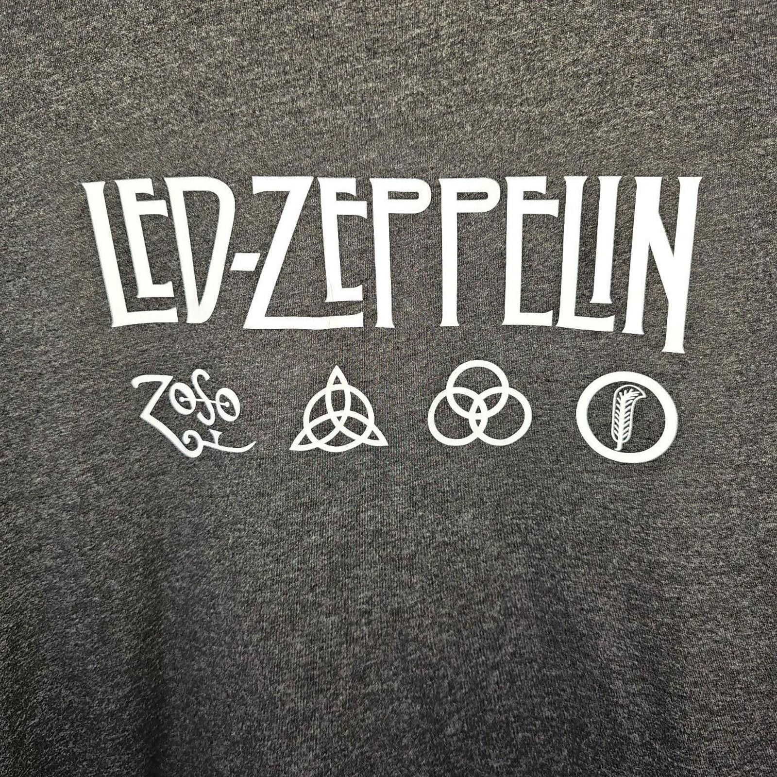 Other Led Zeppelin Grey and White T-shirt Size S / US 4 / IT 40 - 2 Thumbnail
