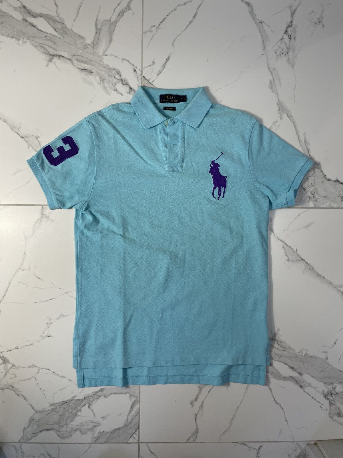 Polo Ralph Lauren Polo Ralph Lauren Blue Purple Polo Shirt #3 Size US M / EU 48-50 / 2 - 1 Thumbnail