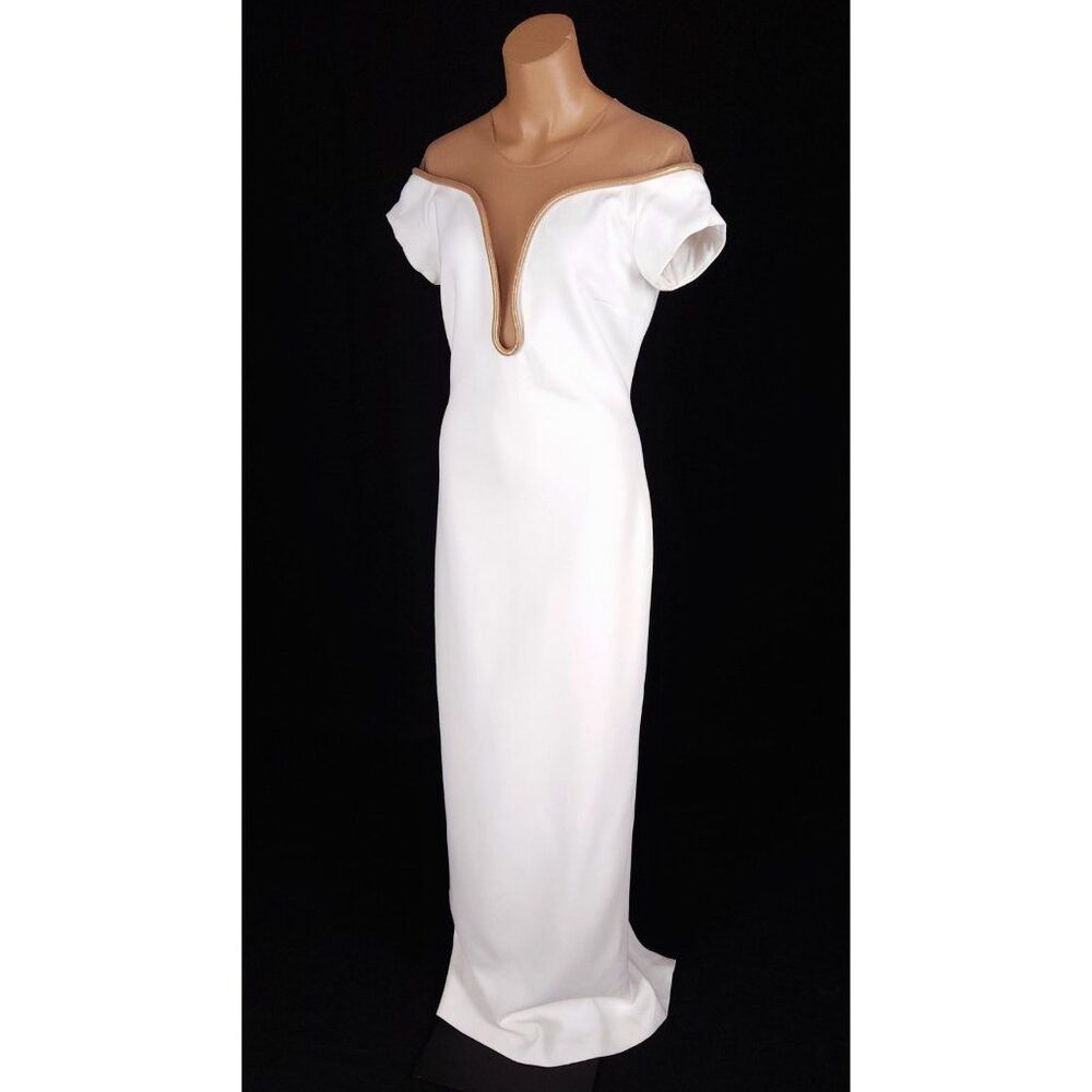 Stella McCartney Stella McCartney Lara Stretch-Cady Gown Size 42 US 6 S White Size M / US 6-8 / IT 42-44 - 5 Thumbnail