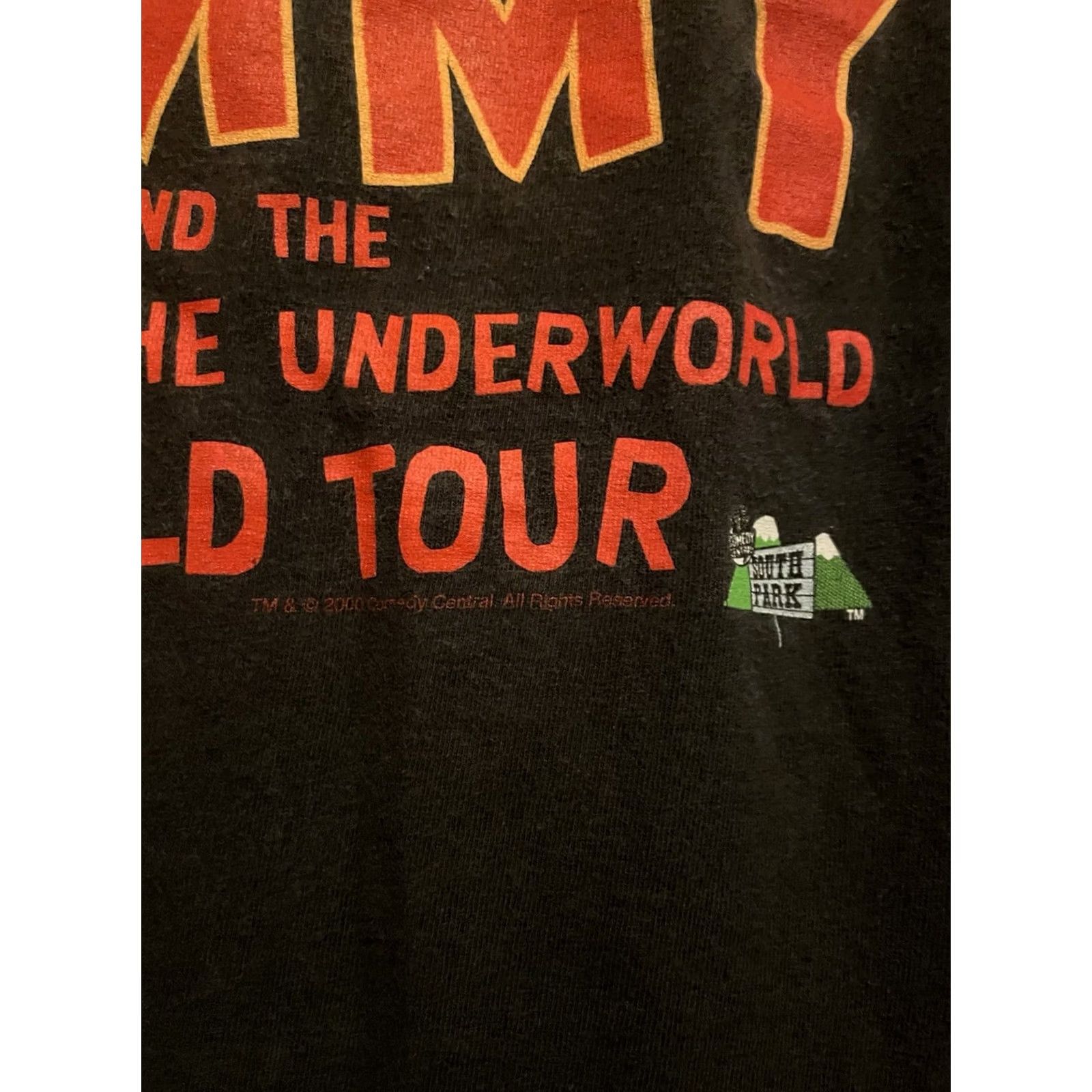 Gildan VINTAGE South Park T-Shirt 2XL Crew Neck Short Sleeve Black 90s Cartoon Logo Gildan Men Size US XXL / EU 58 / 5 - 5 Thumbnail
