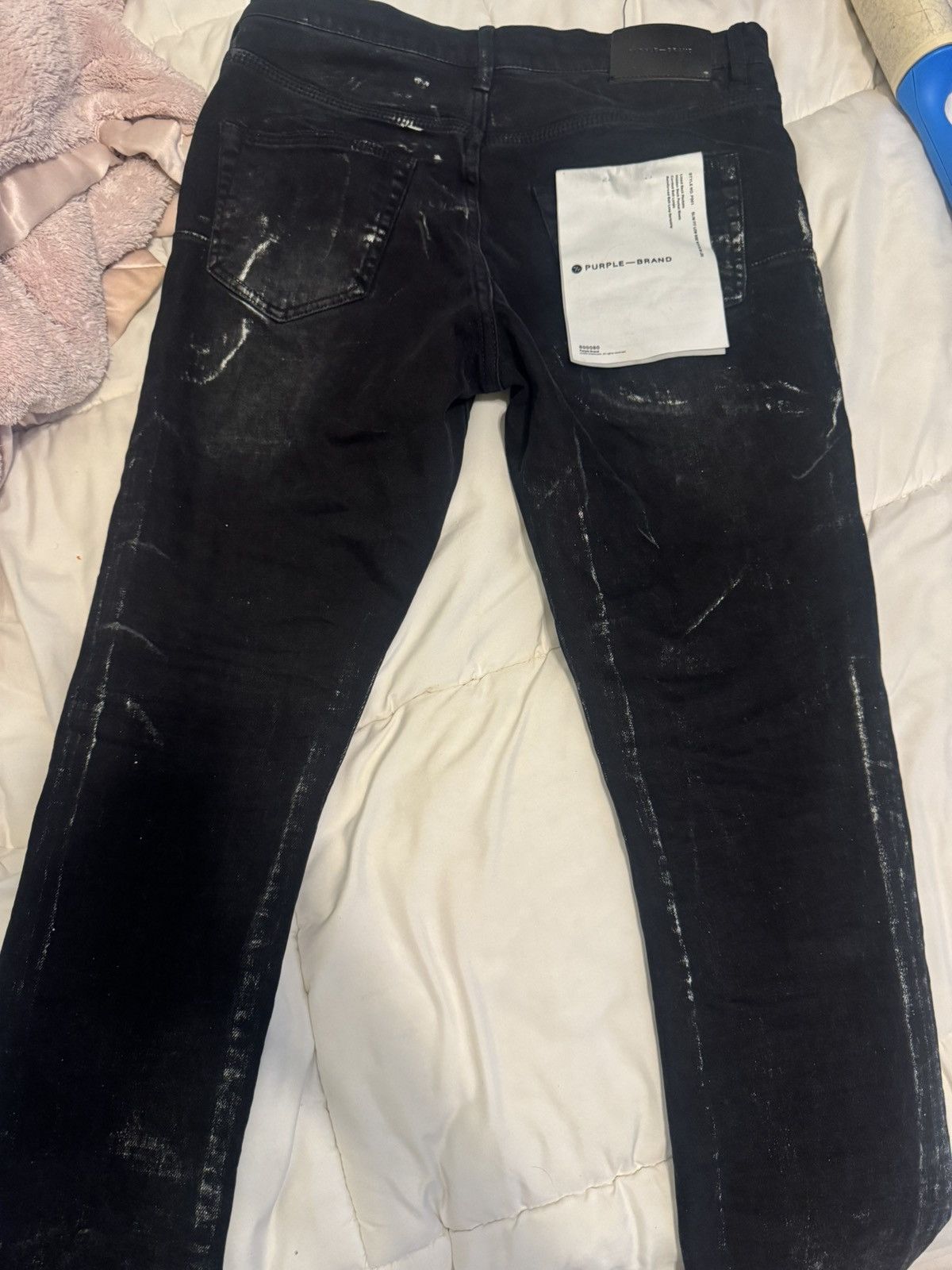 Purple Brand Purple Brand Jeans, painted mens jeans Size US 29 - 2 Thumbnail