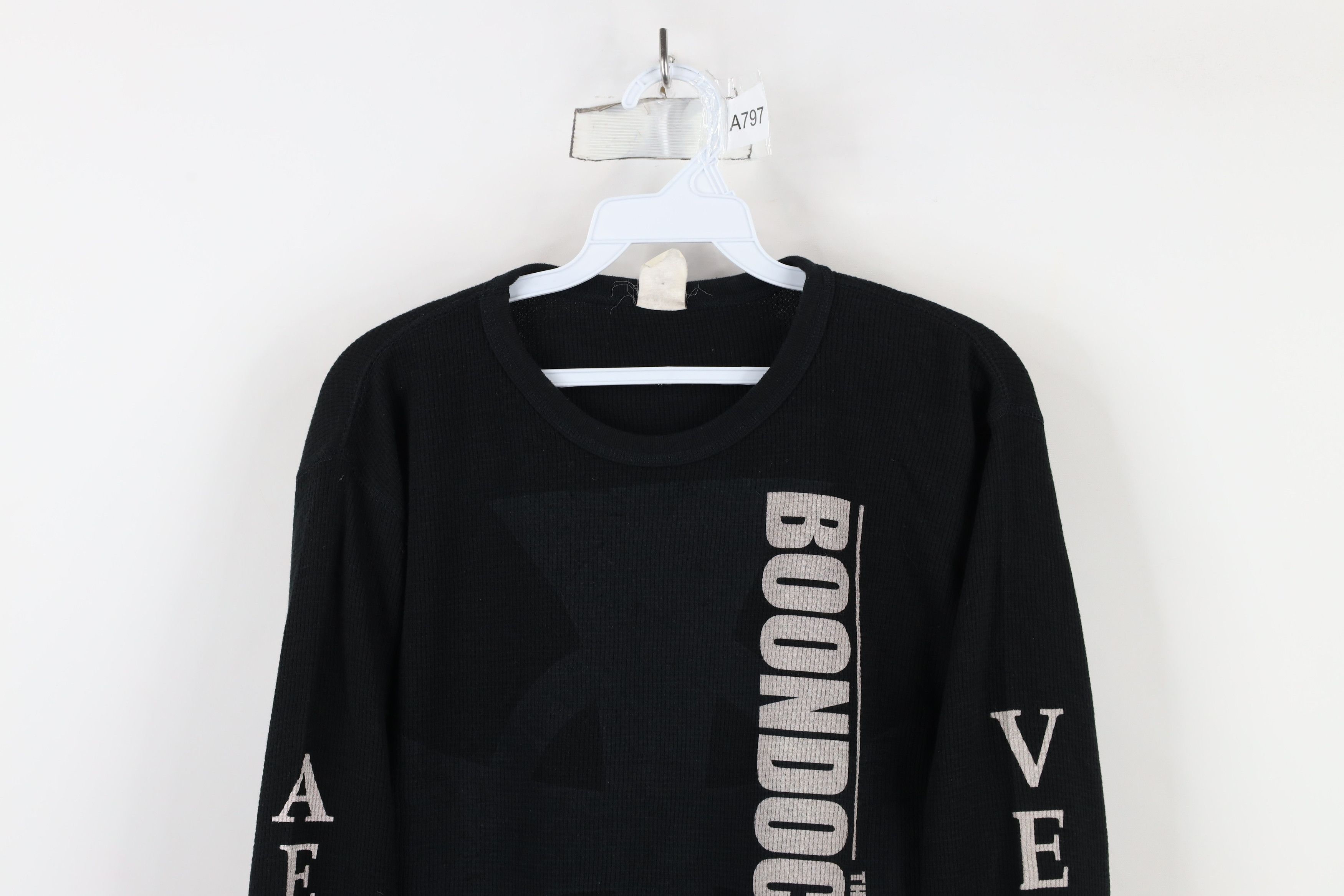 Vintage Vintage Boondocks Thermal Waffle Knit Long Sleeve T-Shirt Size US L / EU 52-54 / 3 - 2 Thumbnail