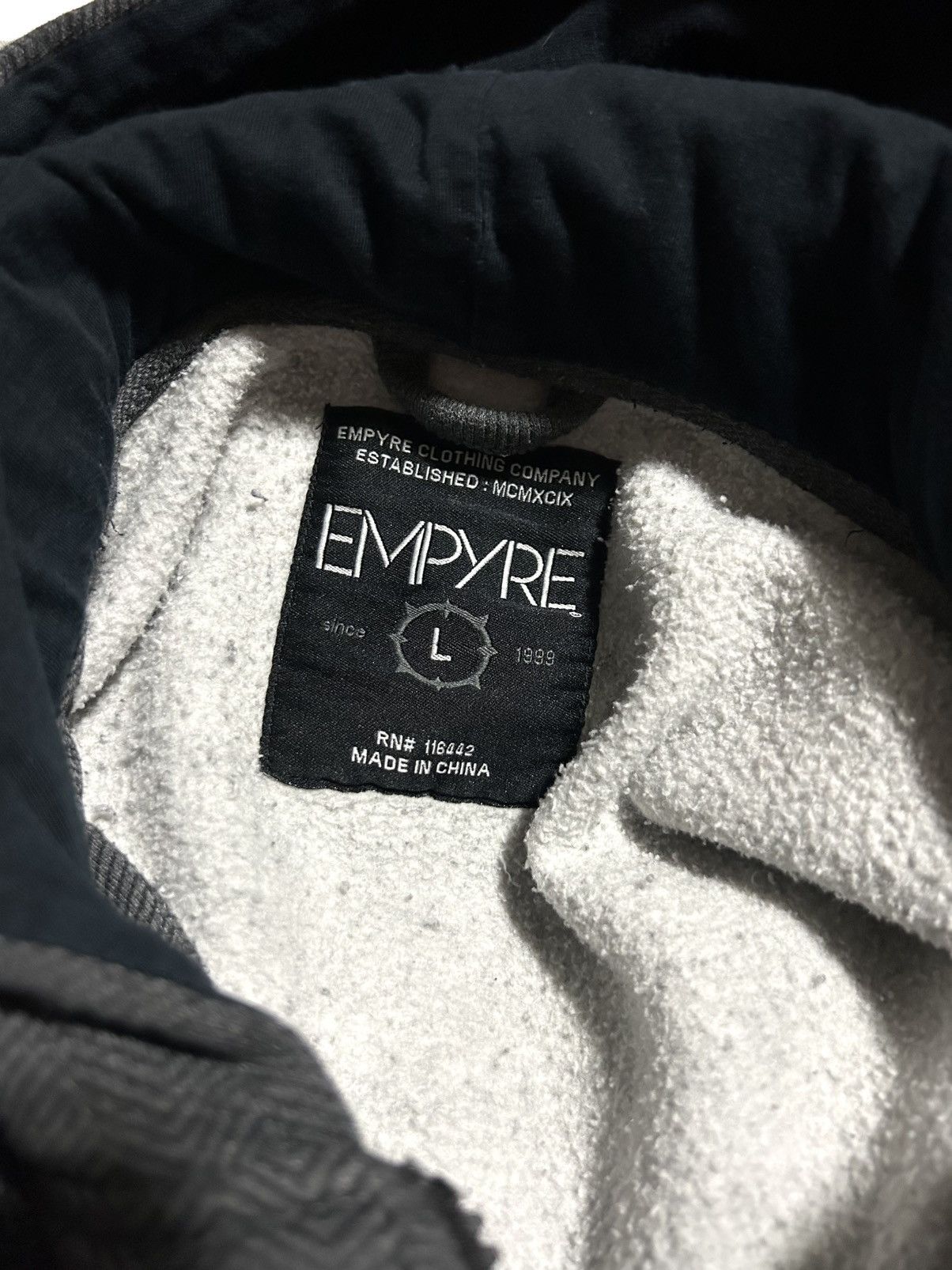 Empyre EMPYRE Grey Hoodie Size US M / EU 48-50 / 2 - 4 Thumbnail