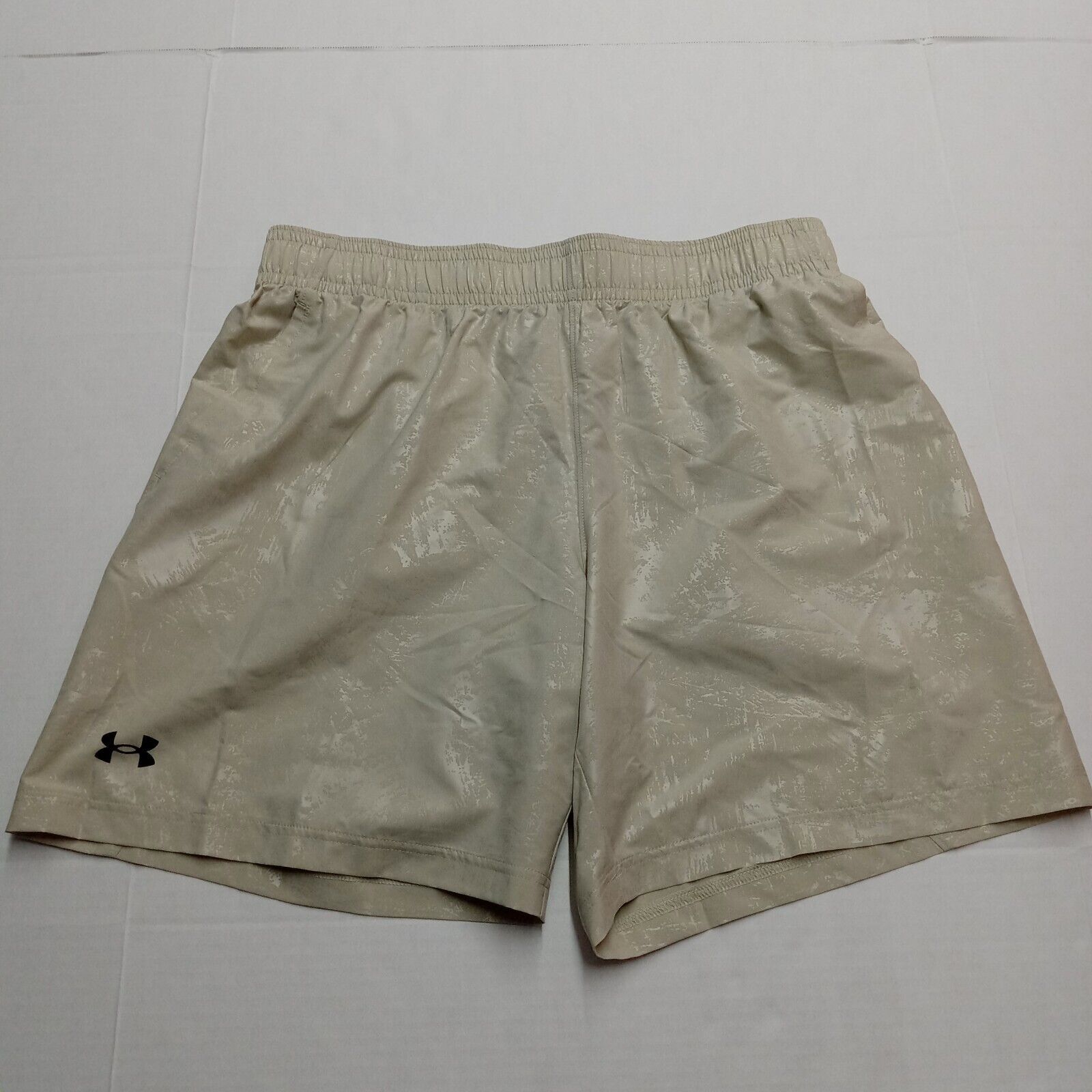 Under Armour Under Armour UA Woven Emboss Shorts Gym Men's XL Beige Size US 36 / EU 52 - 1 Thumbnail