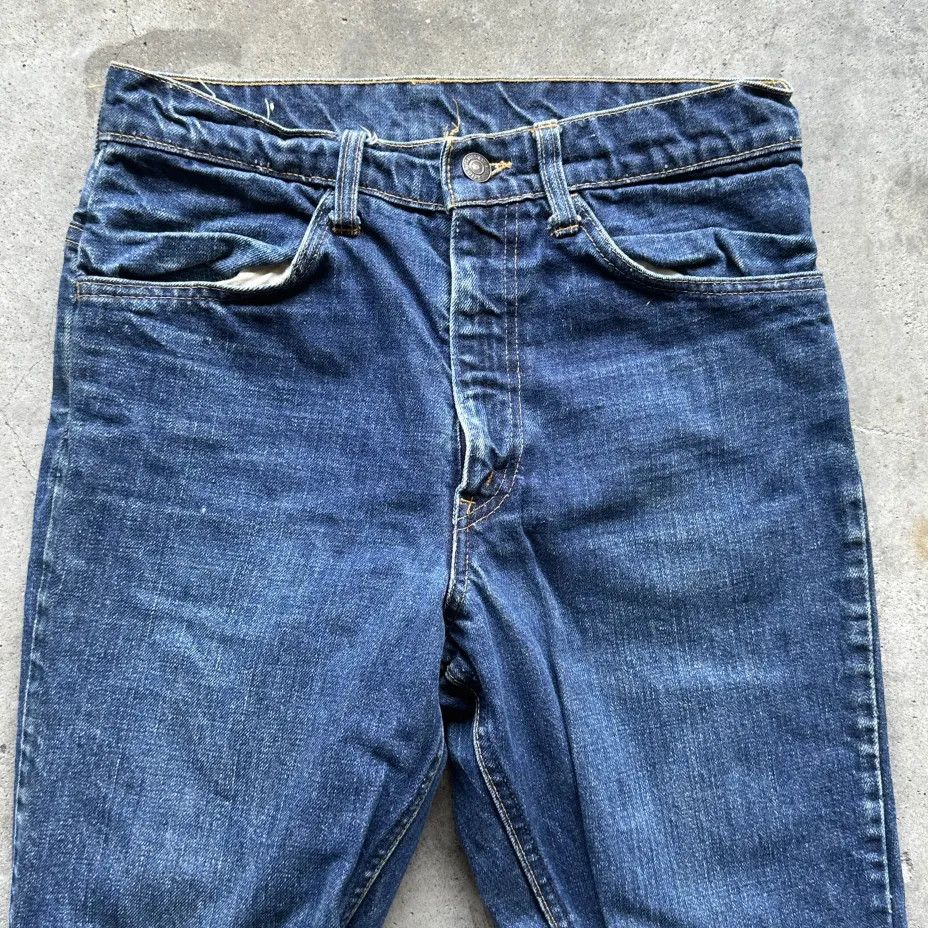 Levi's Vintage 70s Levi's Flared BIG E Orange Tab Denim Jeans Size US 28 / EU 44 - 6 Thumbnail