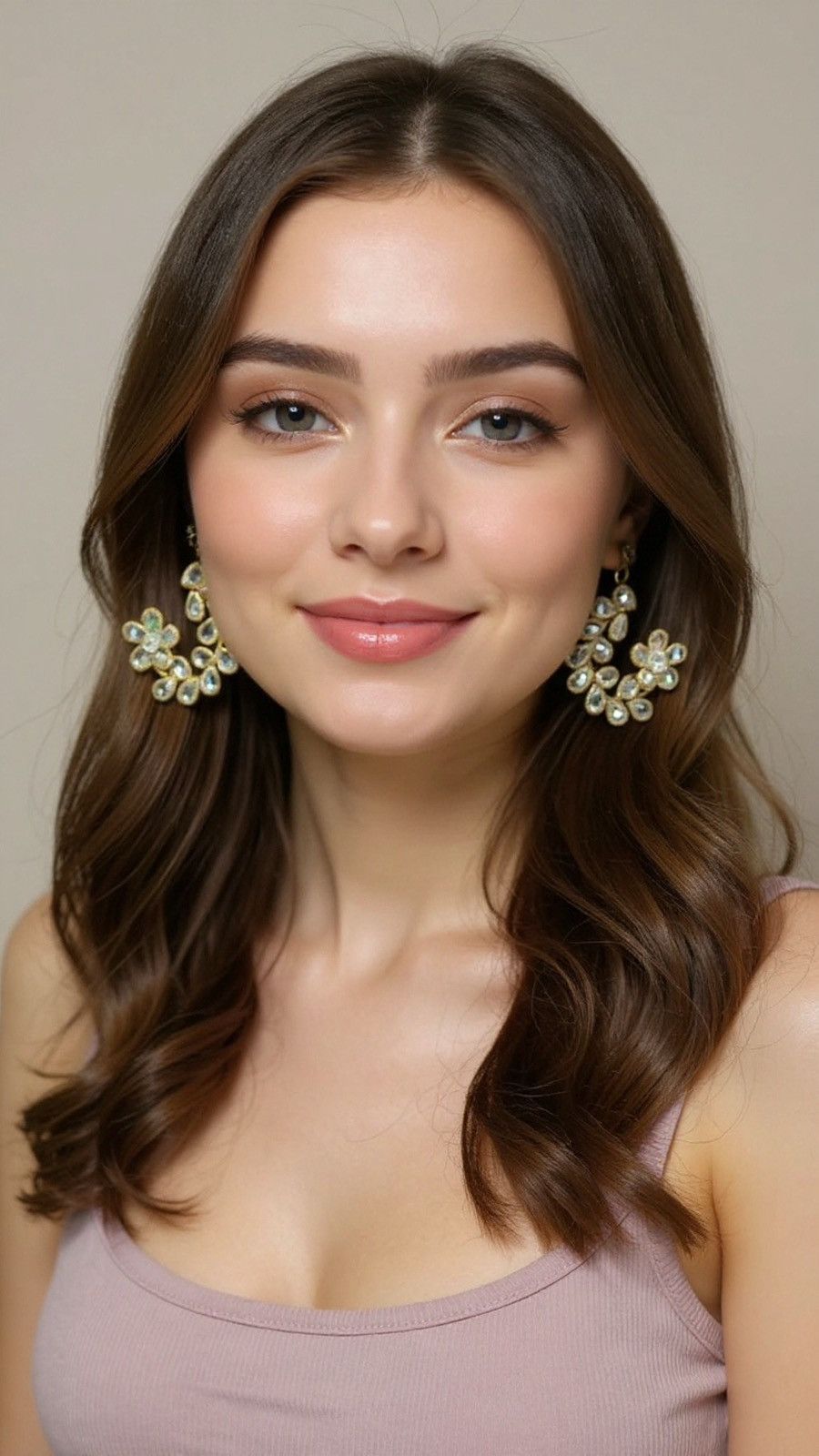 Other Anti Tarnish Golden Statement Dangler Earrings Size ONE SIZE - 1 Thumbnail