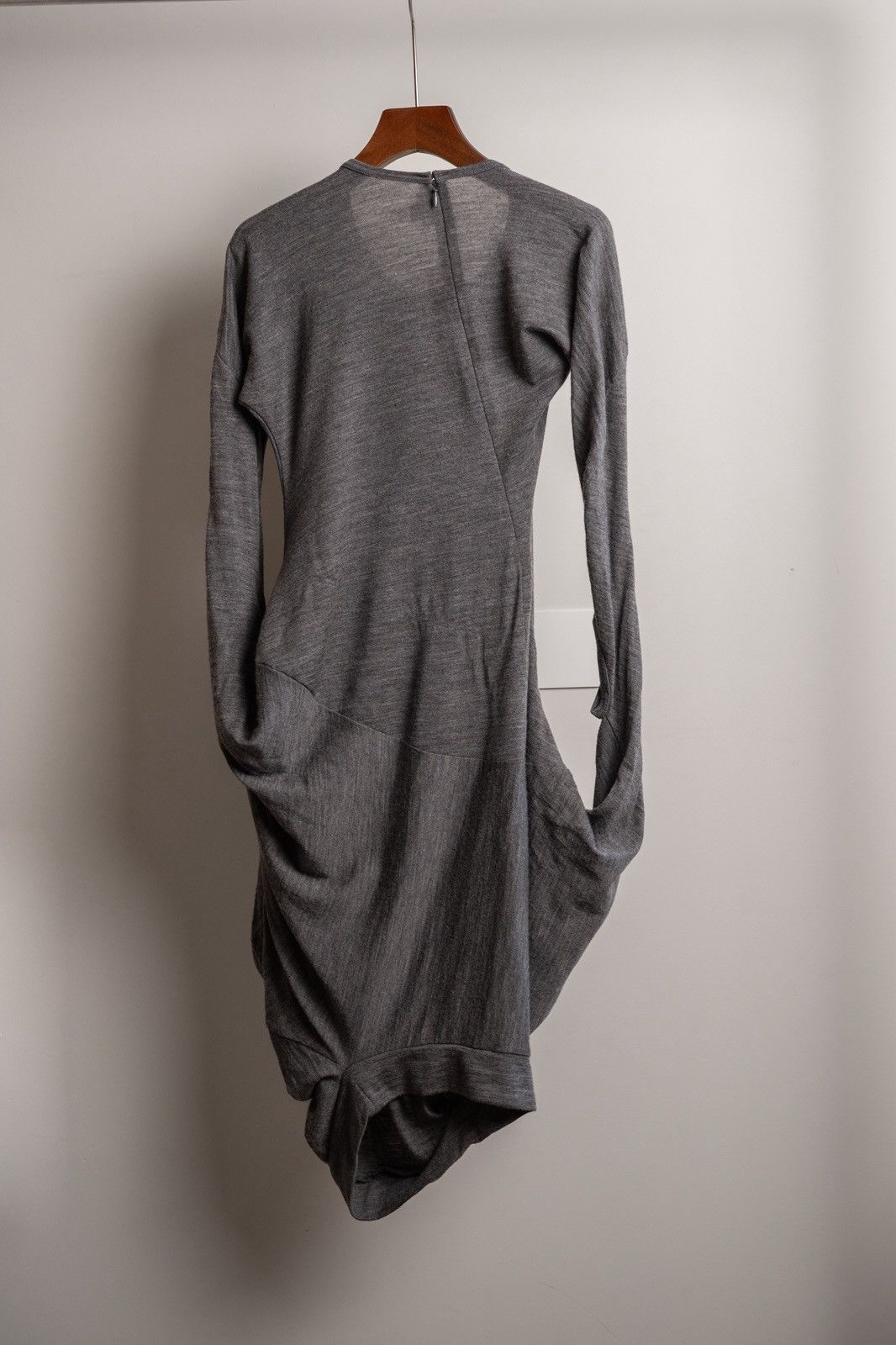 Junya Watanabe Junya Watanabe AW2008 Runway Wool Deconstructed Sleeve Dress Size S / US 4 / IT 40 - 4 Thumbnail