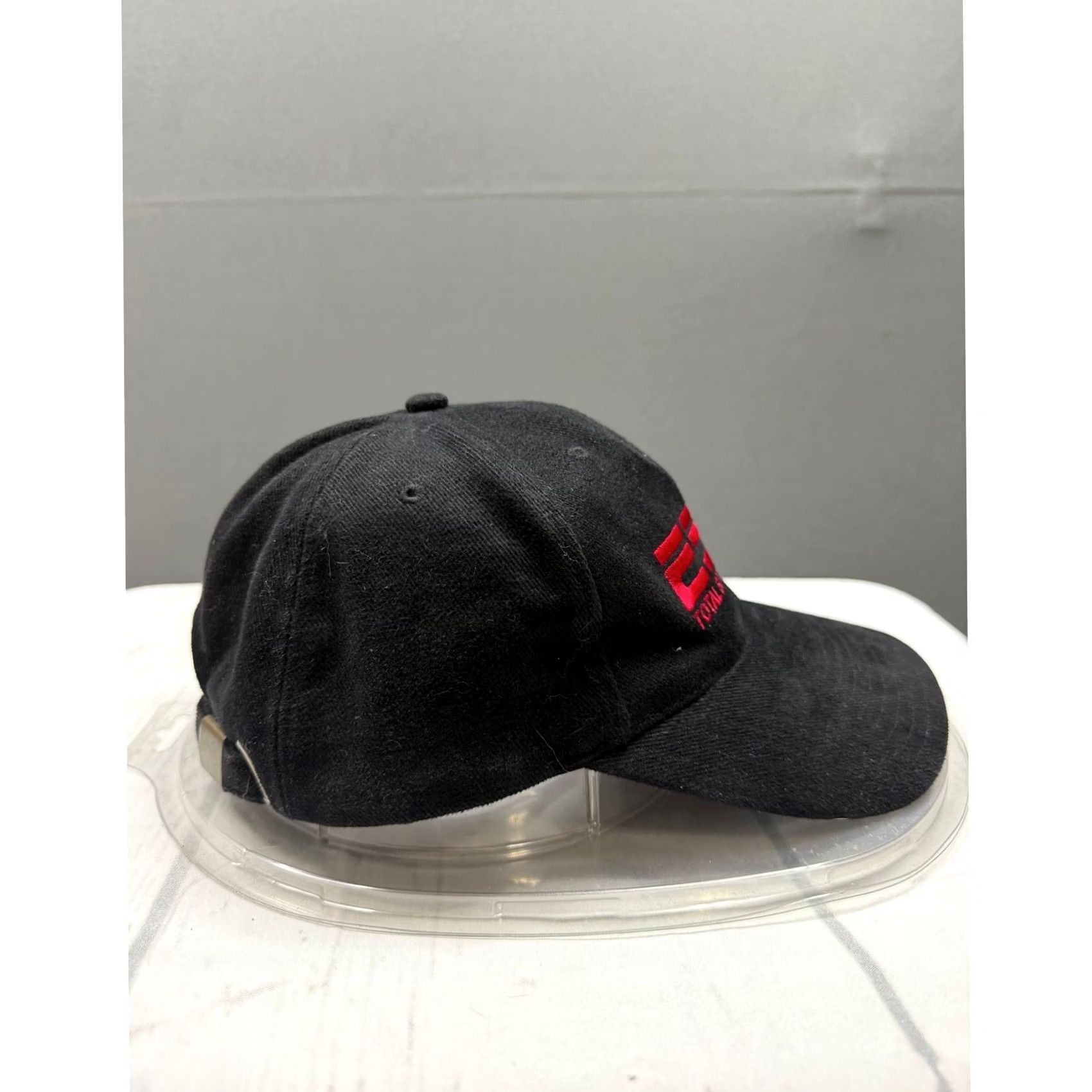 Vintage ESPN Baseball Hat Mens Black Embroidered Total Sports Network Strapback OSFM Size ONE SIZE - 4 Thumbnail