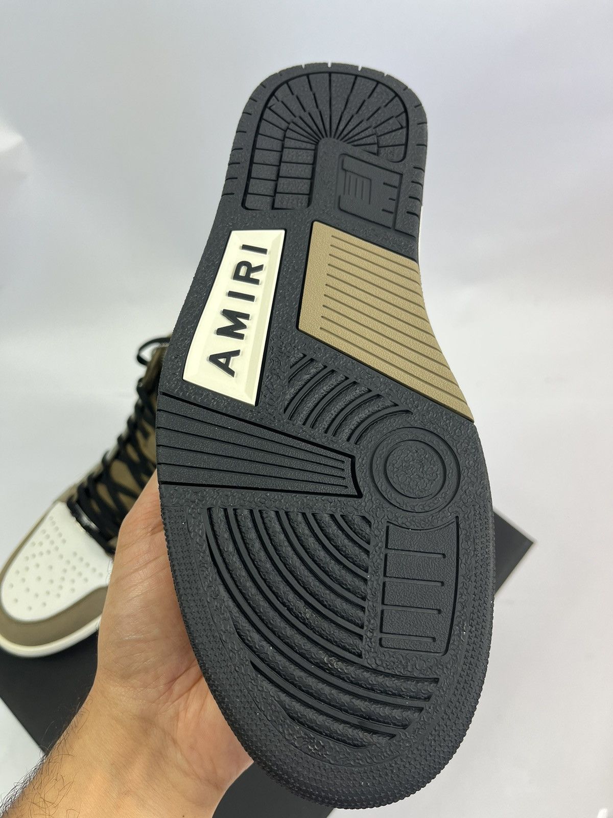 Amiri HIGHT TOP SKELETON BONE SNEAKERS Size US 10 / EU 43 - 9 Thumbnail