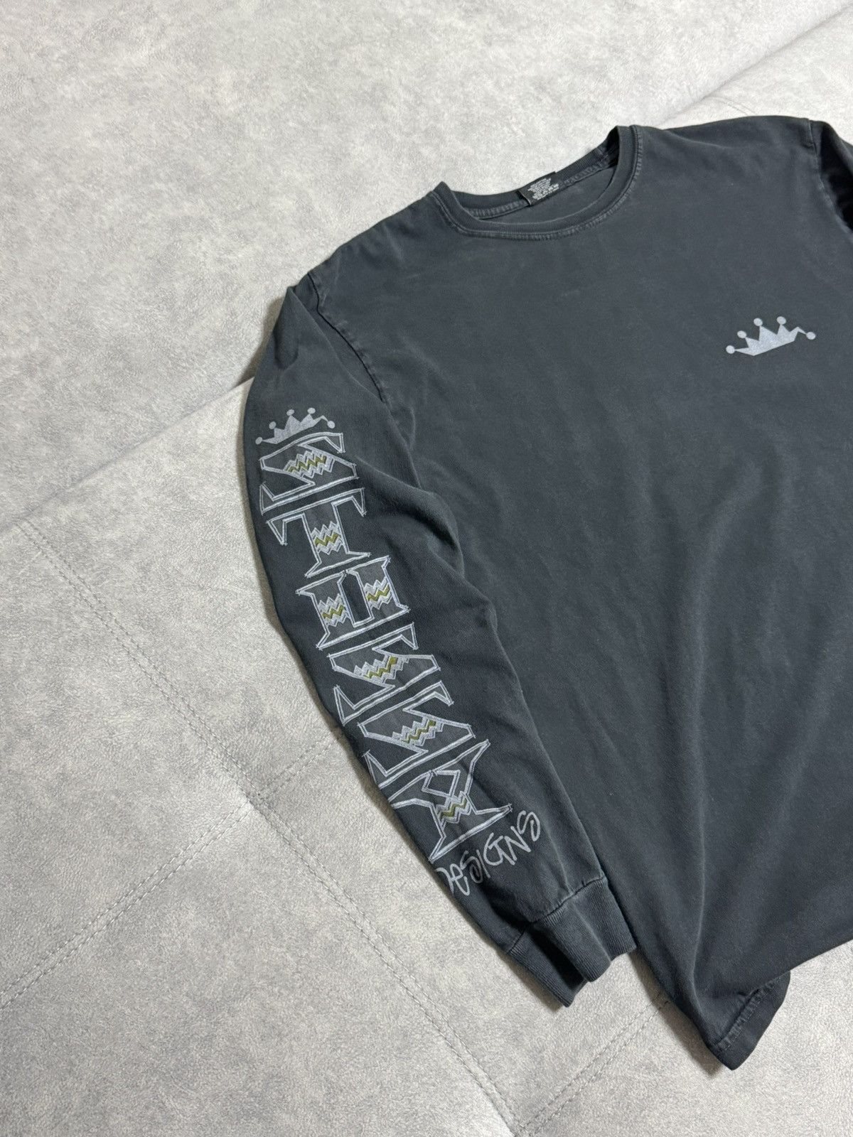 Stussy Stussy big logo distressed skate long sleeve swearshirt M Size US M / EU 48-50 / 2 - 3 Thumbnail
