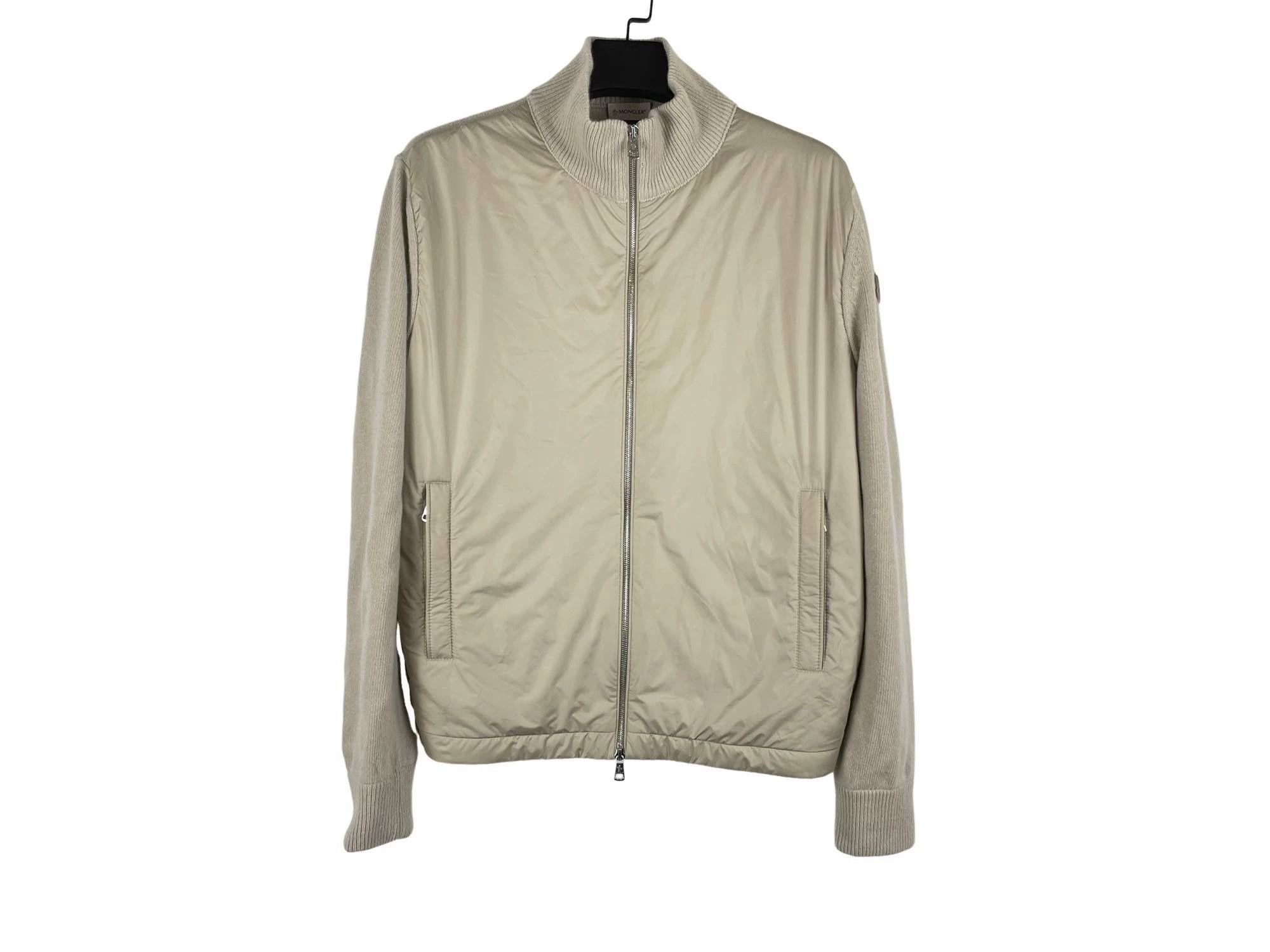 Moncler Moncler 25AW Cashmere & Knit Paneled Down Jacket Size US L / EU 52-54 / 3 - 1 Thumbnail