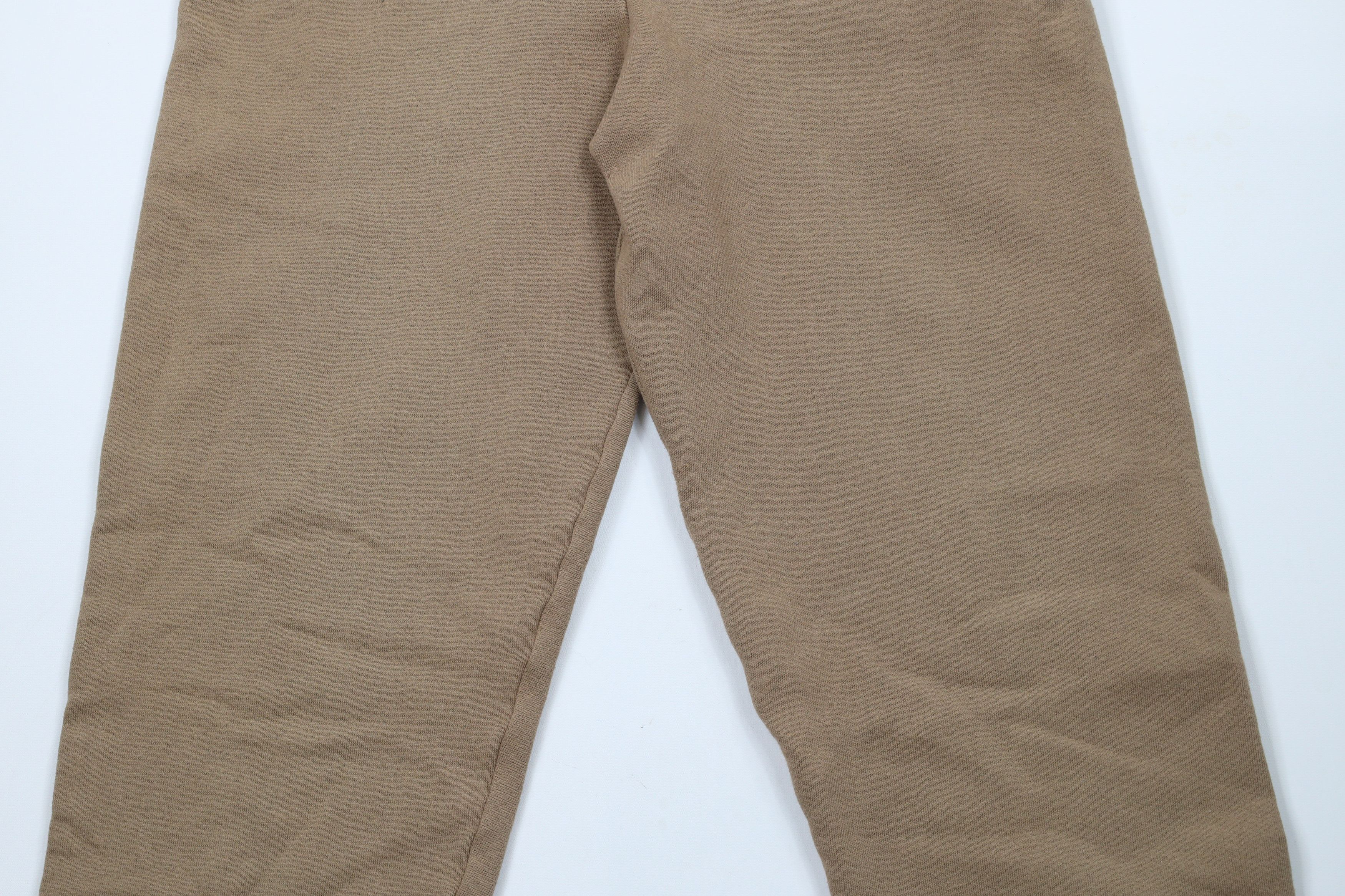Vintage Vintage 90s Streetwear Blank Sweatpants Pants Khaki Brown Size US 34 / EU 50 - 11 Thumbnail